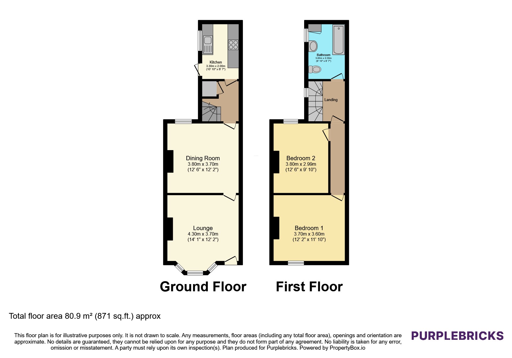 38, Lumley Road, Walsall floorplan