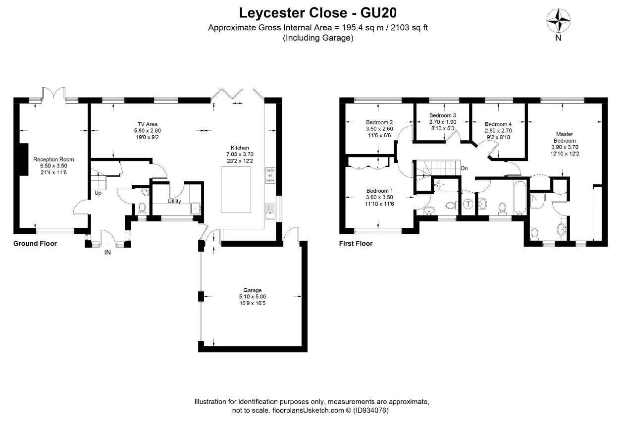Leycester Close, Surrey floorplan