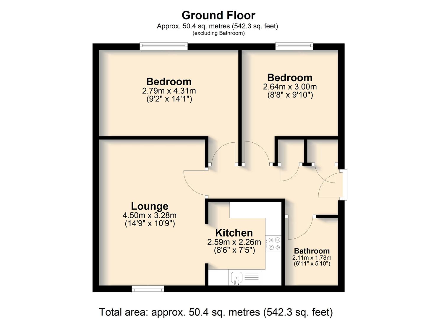 51, Ryefield Road, Mulbarton floorplan