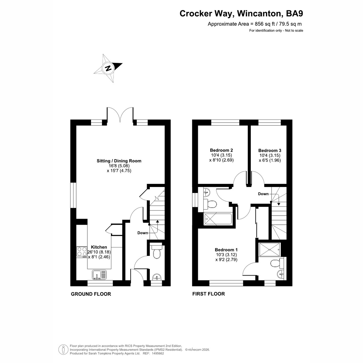 81, Crocker Way, Wincanton floorplan