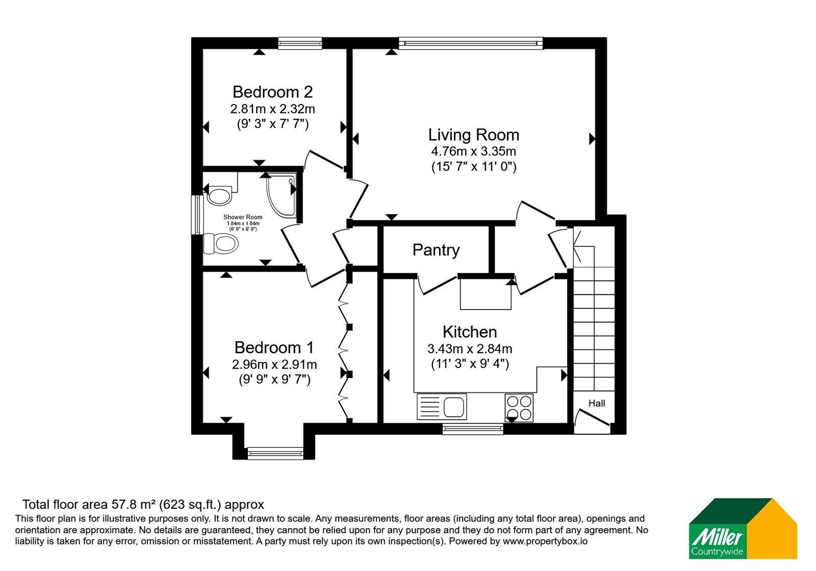 Miners Court, Perranporth floorplan