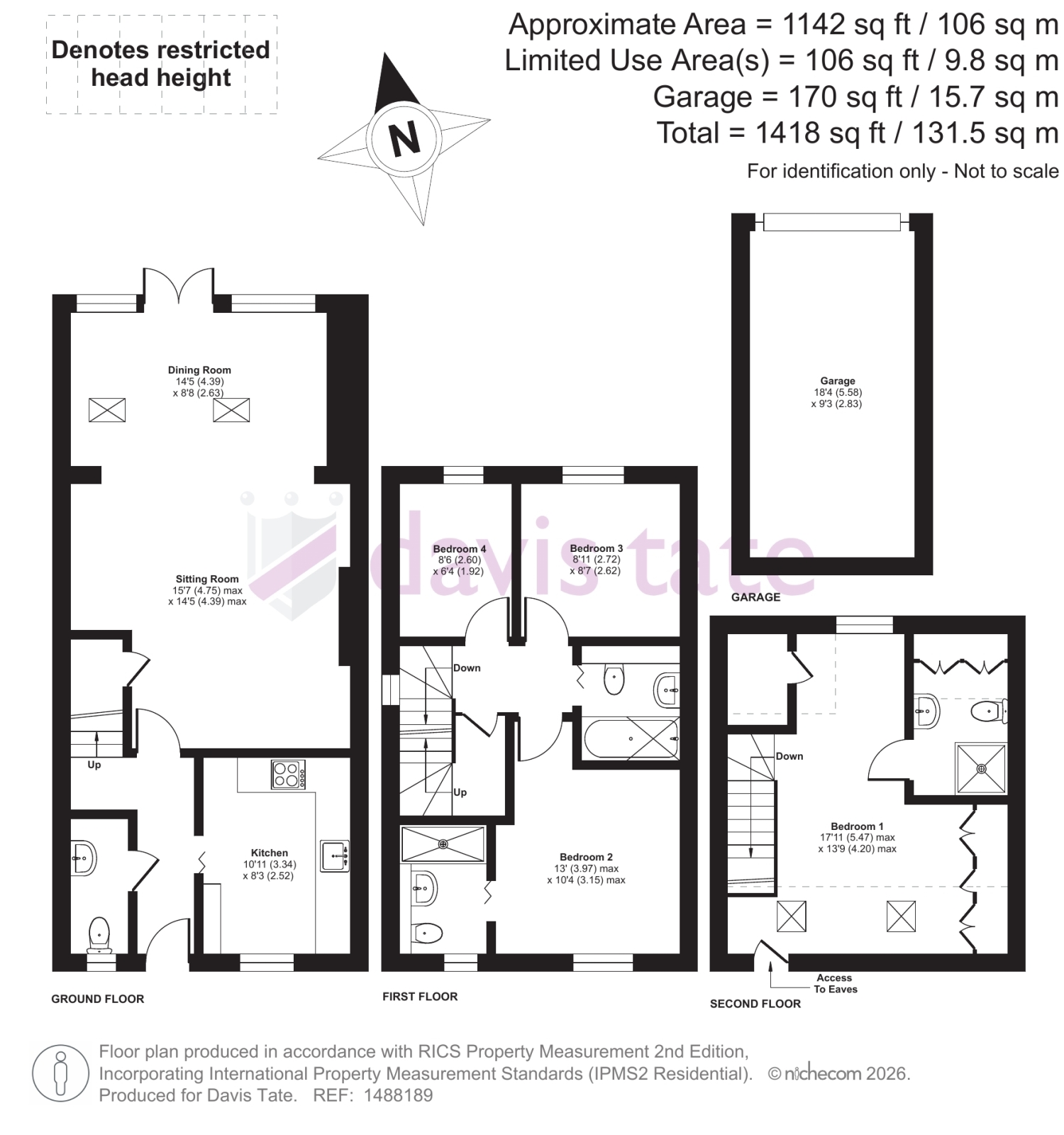22, Spring Gardens, Reading floorplan