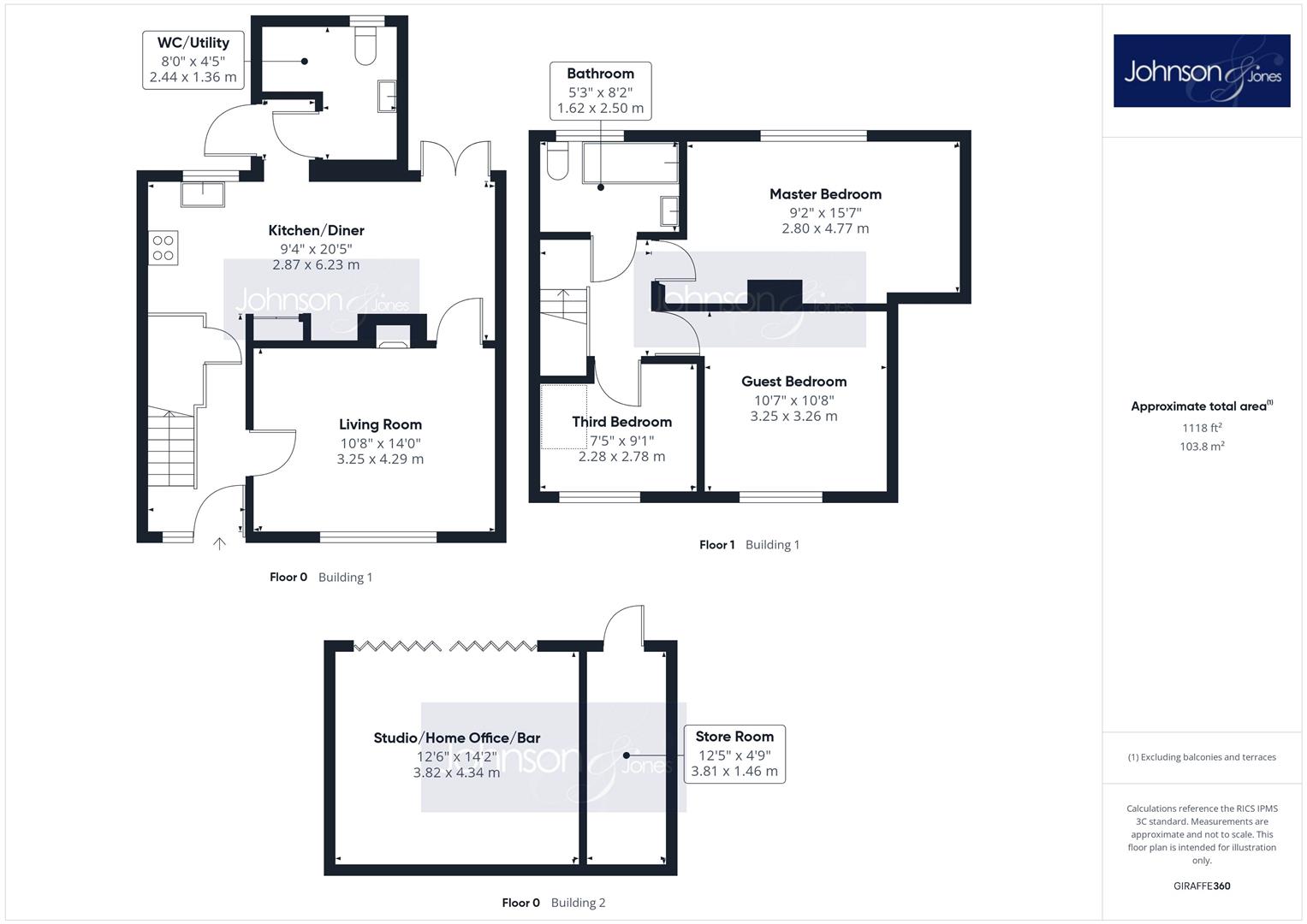 11, Fairway, Chertsey floorplan