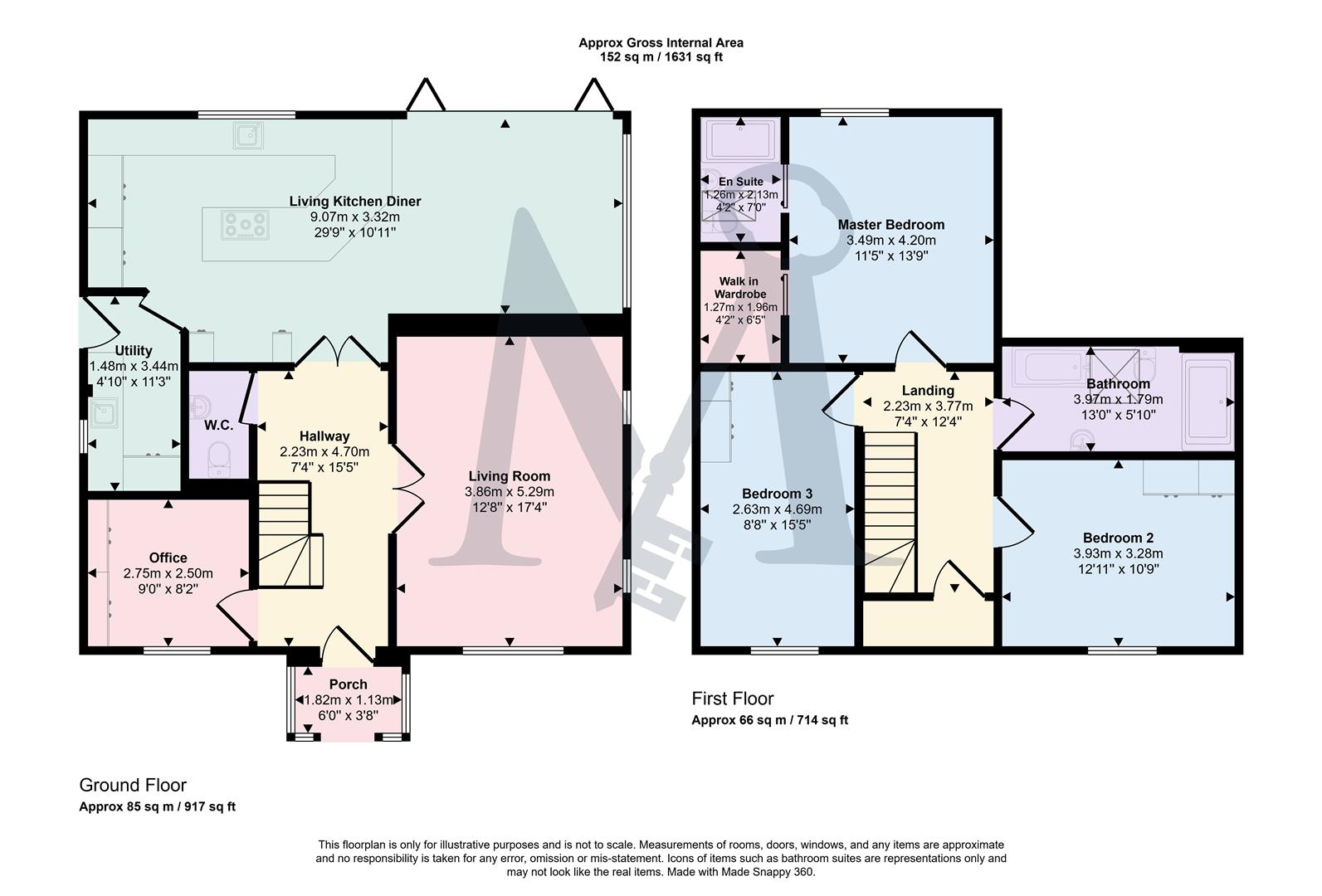 10, Stinson Way, Coalville floorplan