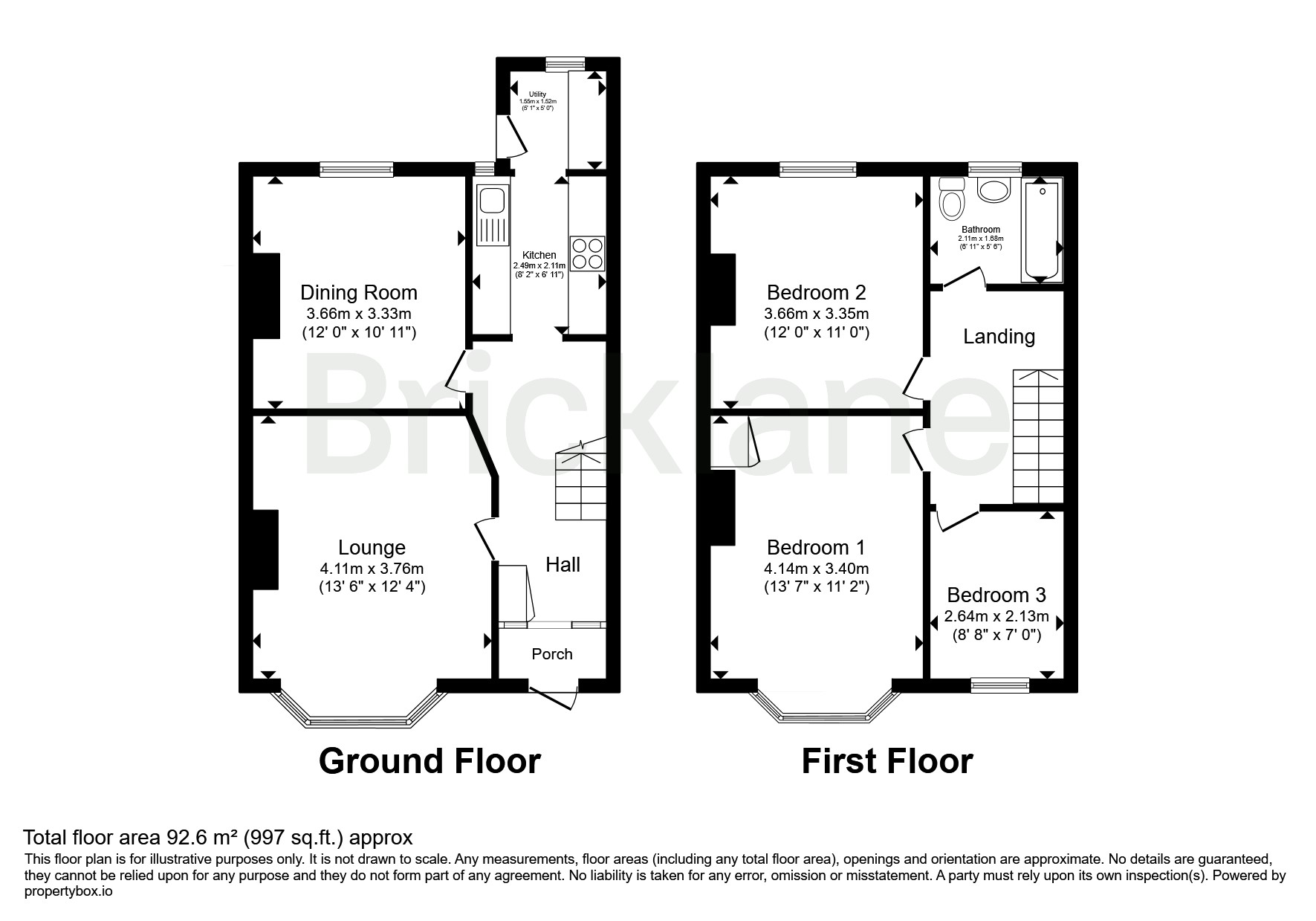 54, Cadogan Road, Bristol floorplan