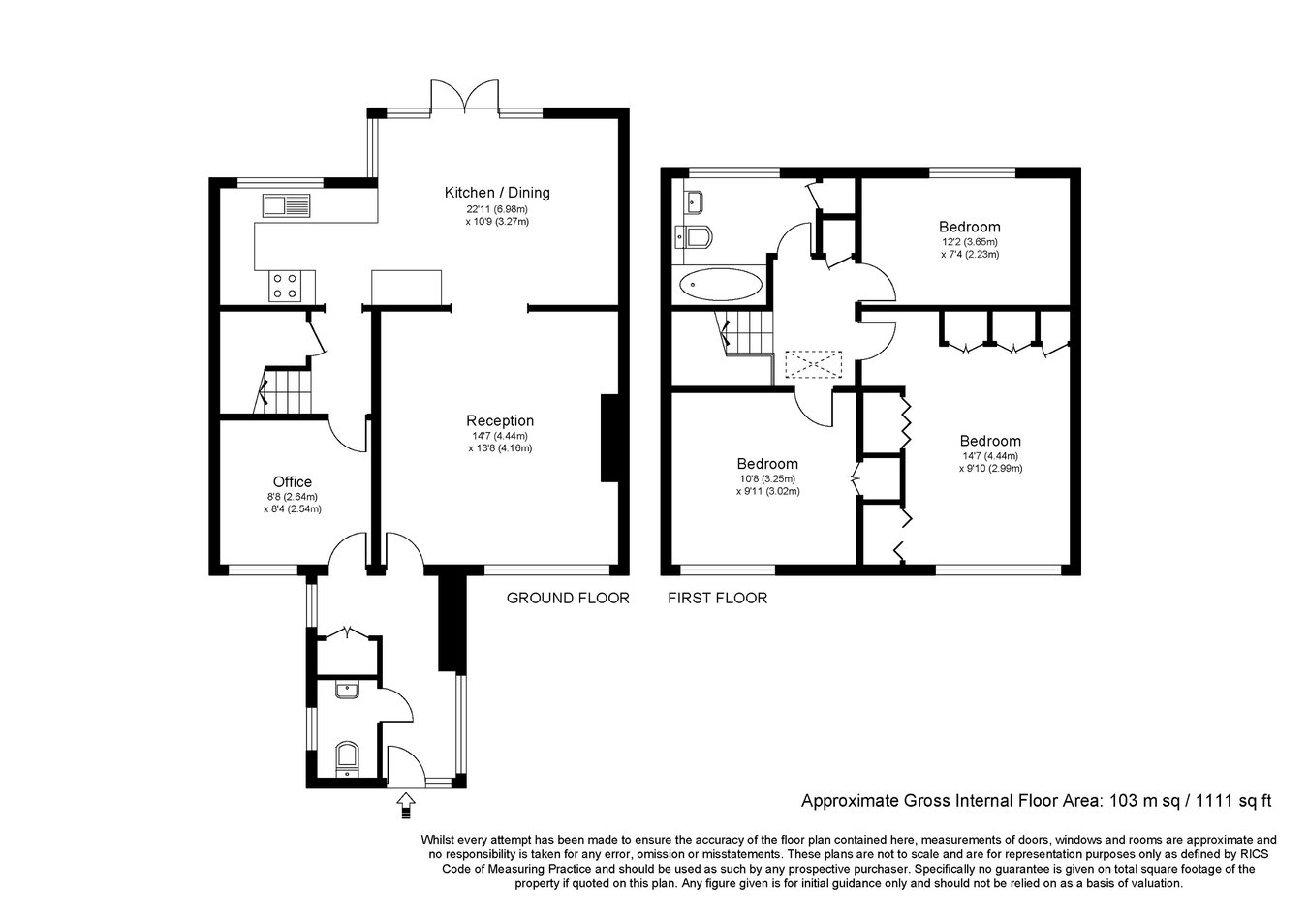 19, Brackley, Weybridge floorplan