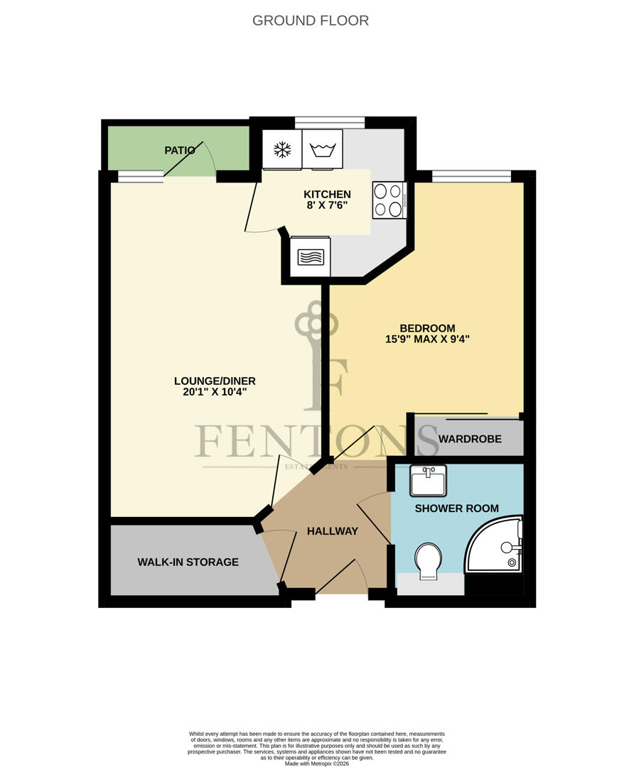 Apartment 3, Cooper Lodge, Frinton-on-Sea floorplan