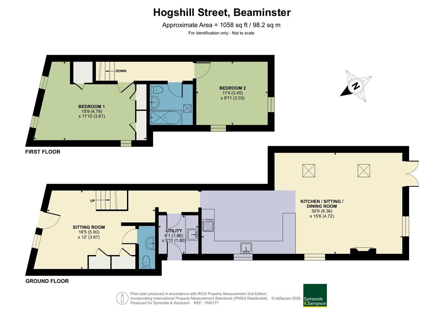 45A, Hogshill Street, Beaminster floorplan