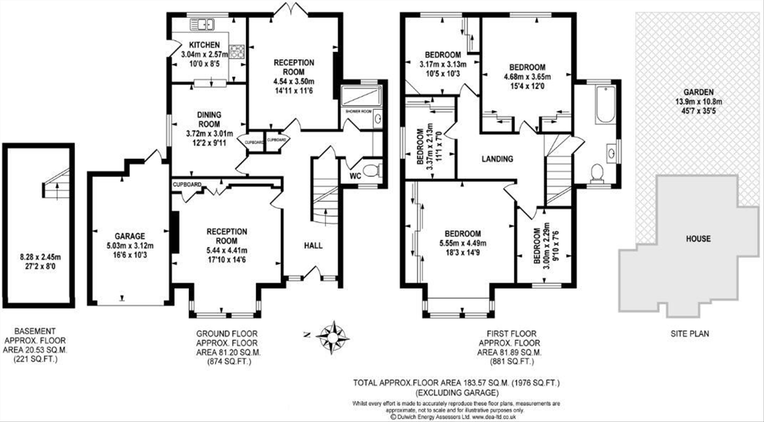 33, Elsie Road, London floorplan