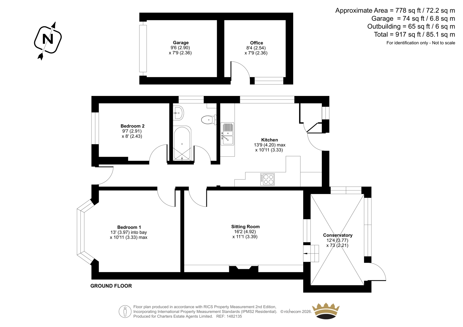 32, New Barn Road, West Sussex floorplan