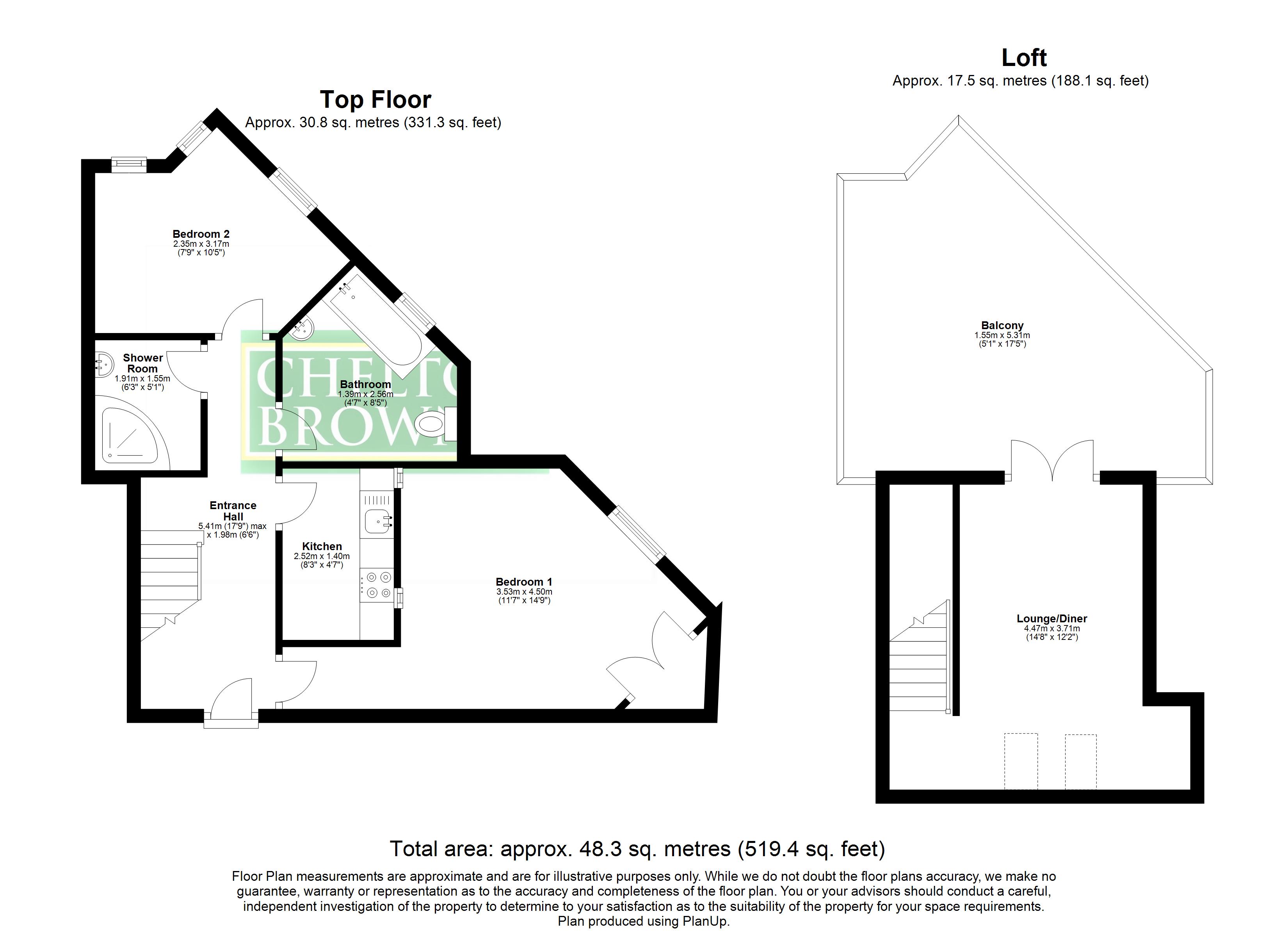 206, Kettering Road, Northamptonshire floorplan