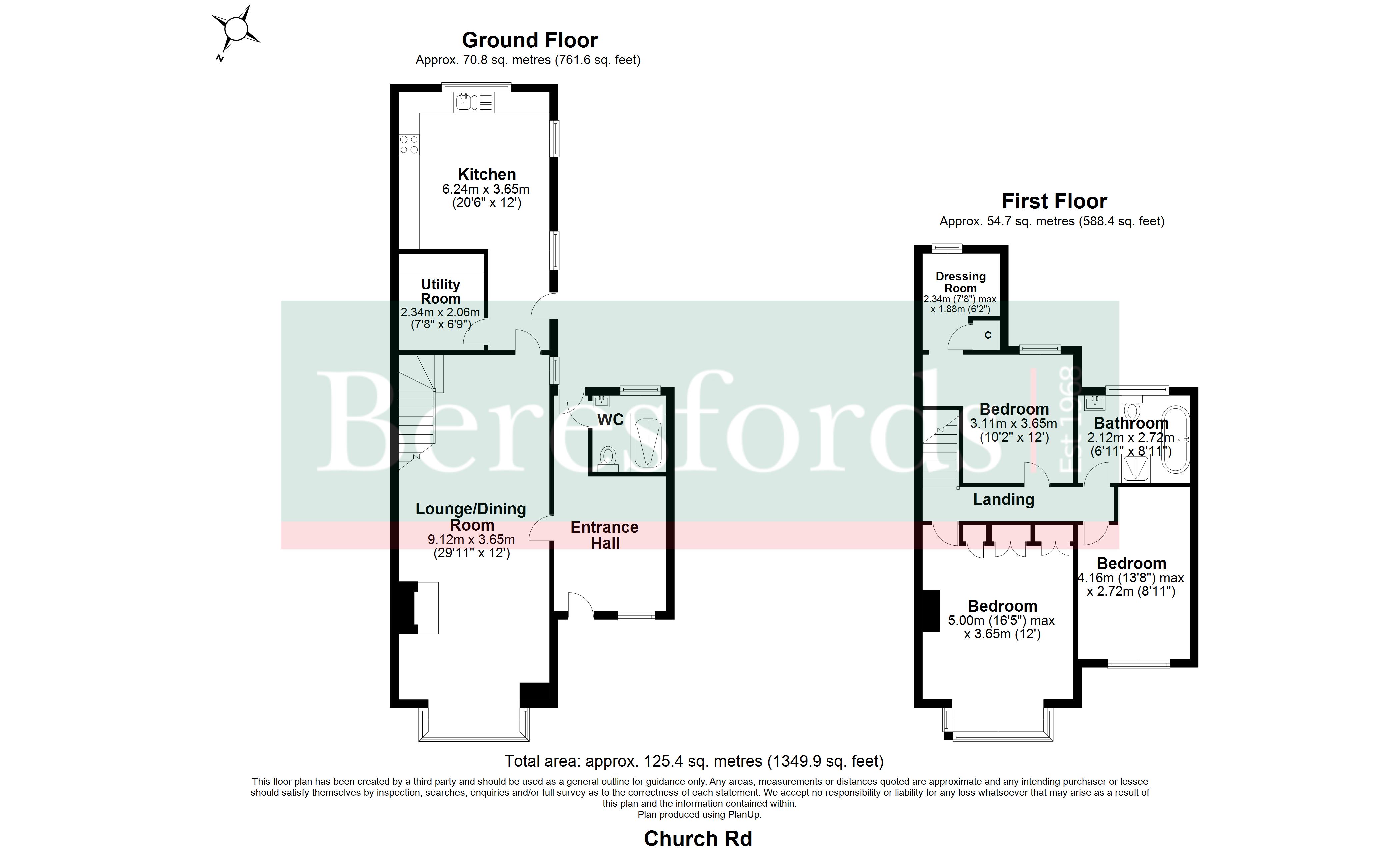 205, Church Road, Harold Wood floorplan