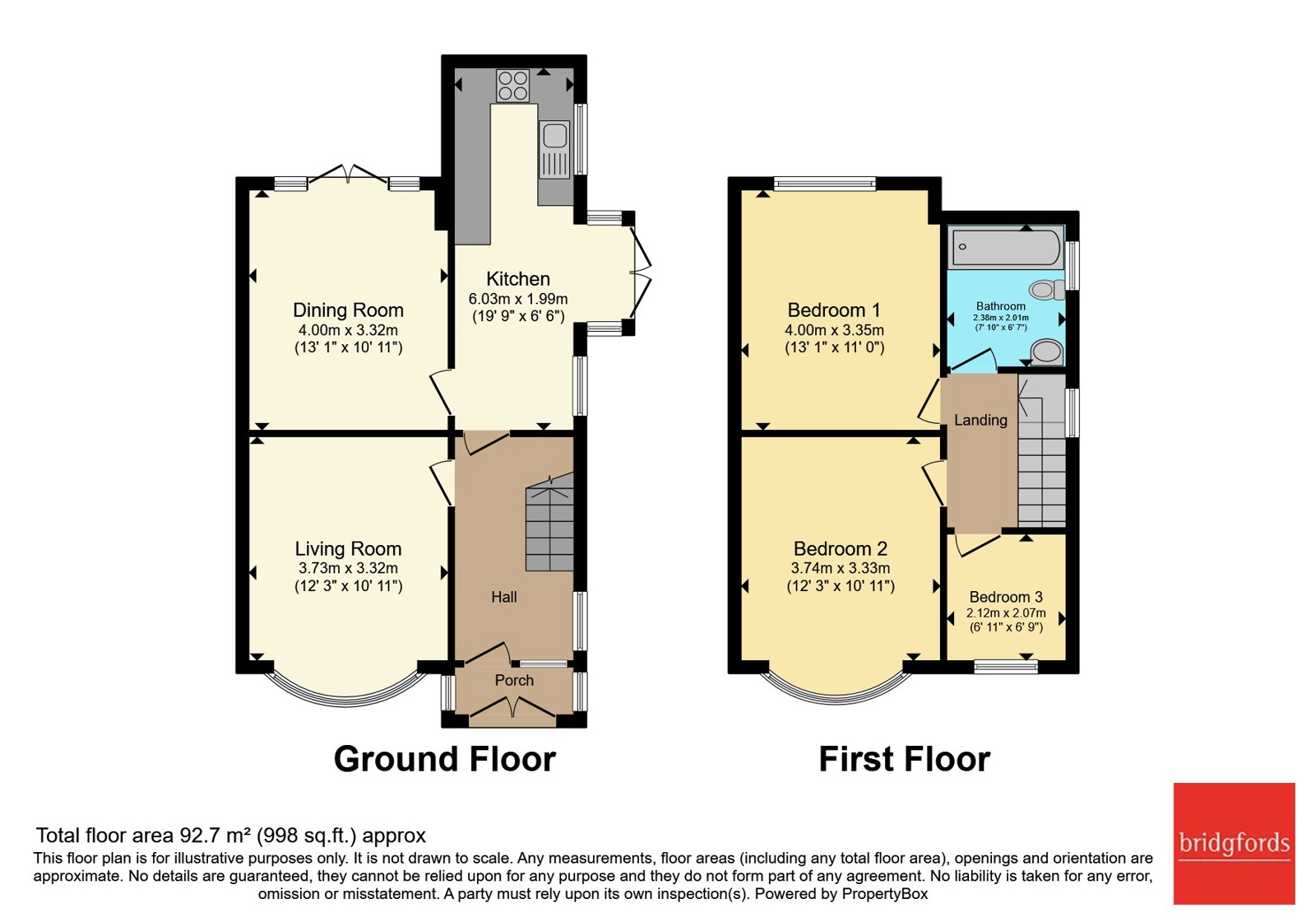 15, Howard Road, Manchester floorplan