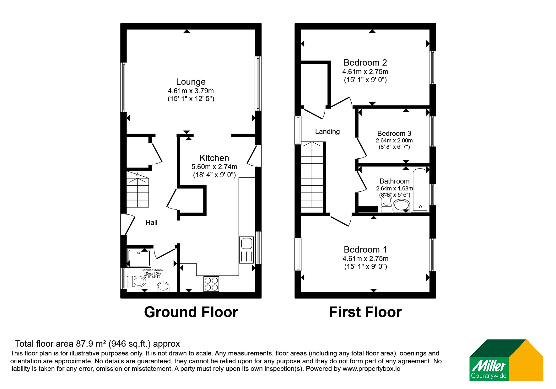 109, Hillside Park, Cornwall floorplan
