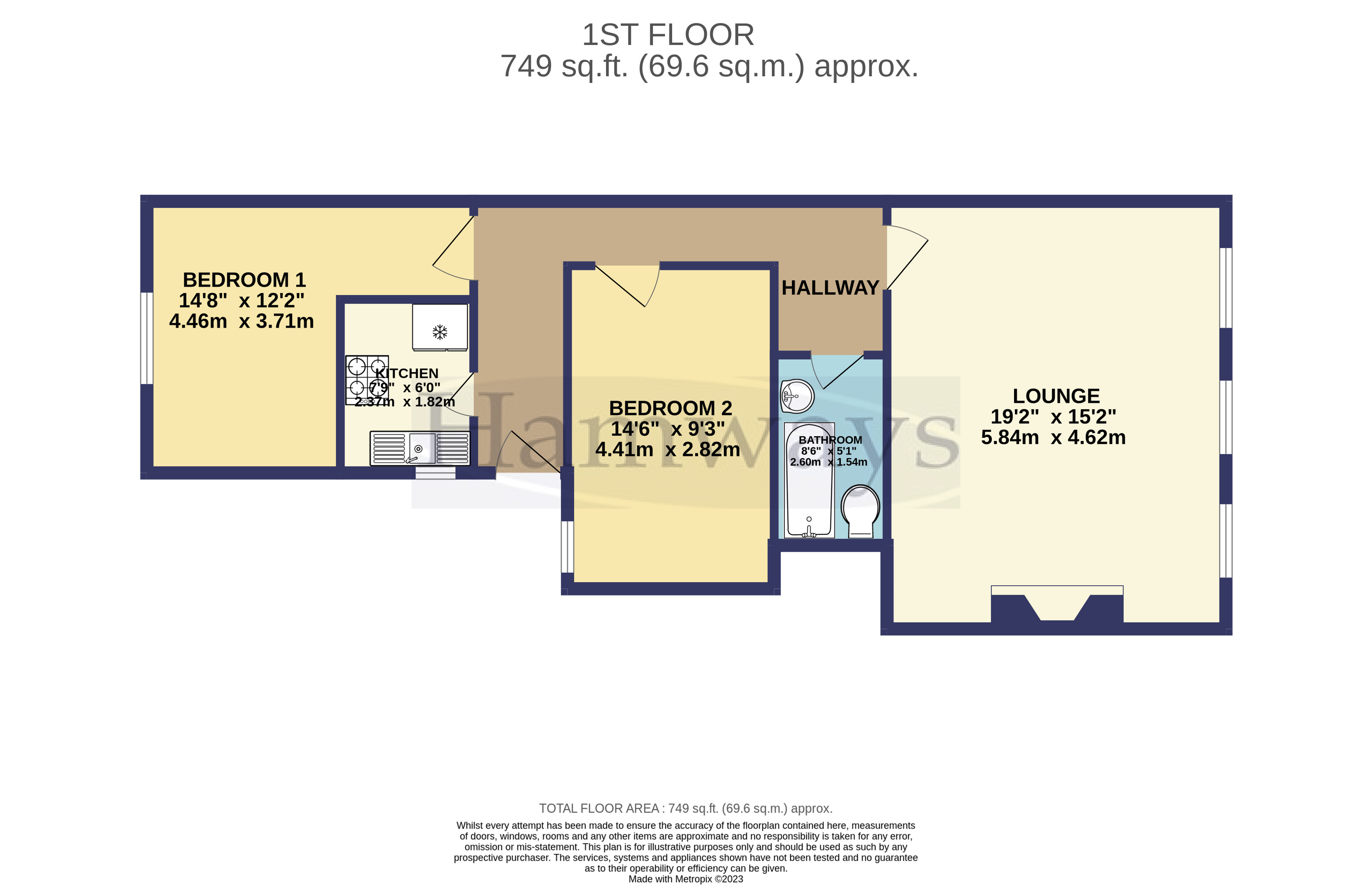7a Broadway Parade, Hornsey, London floorplan