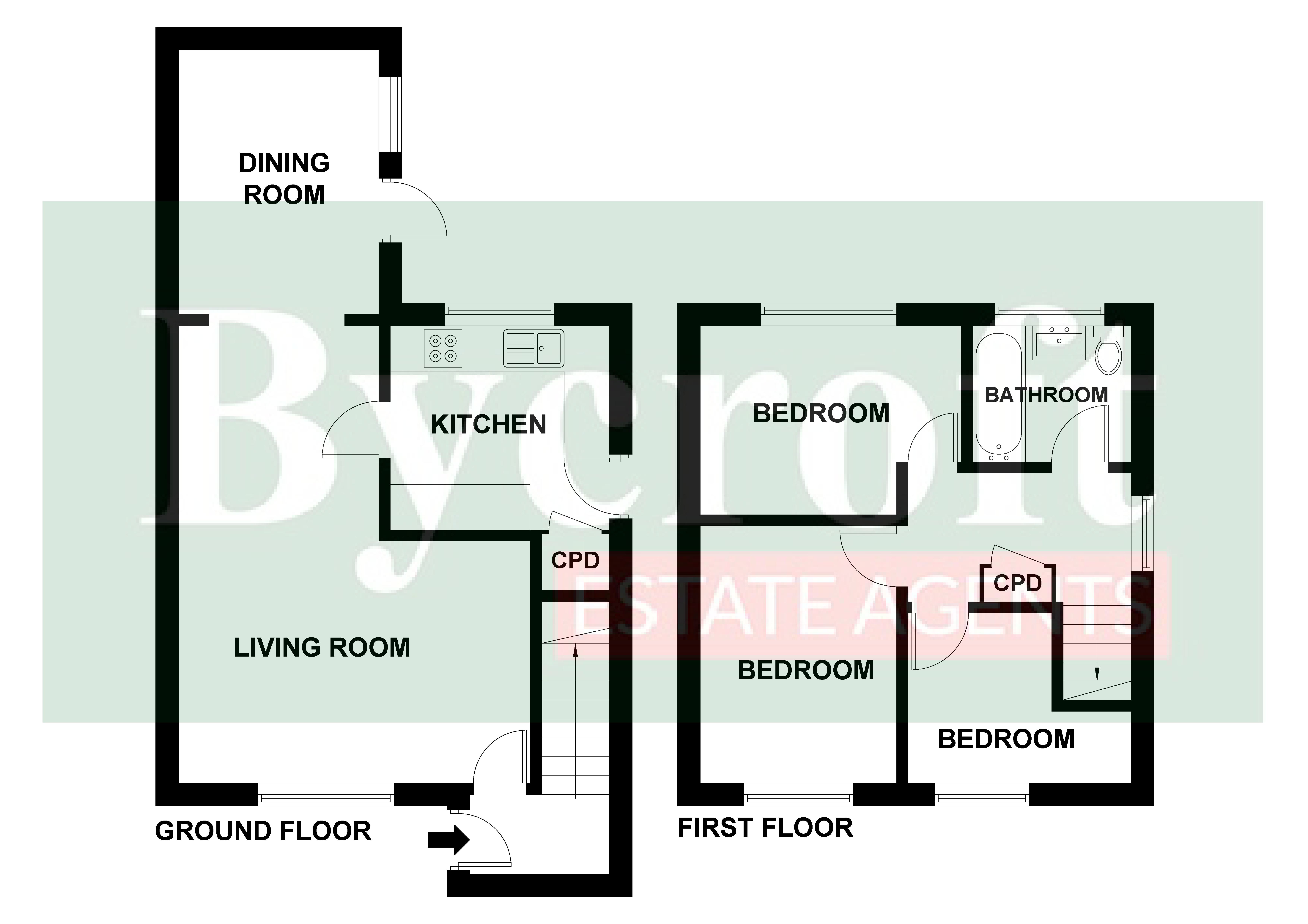 15, Middlestone Close, Great Yarmouth floorplan