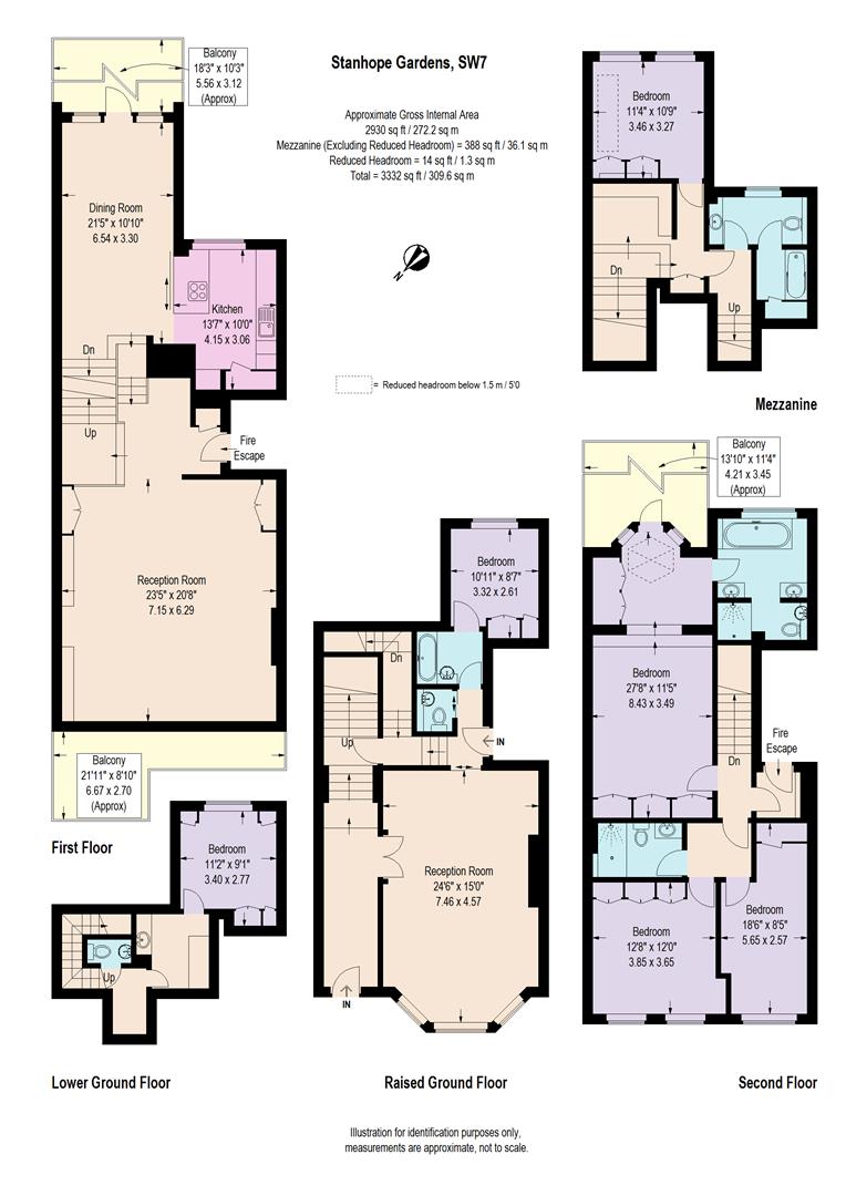 23, Stanhope Gardens, South Kensington floorplan
