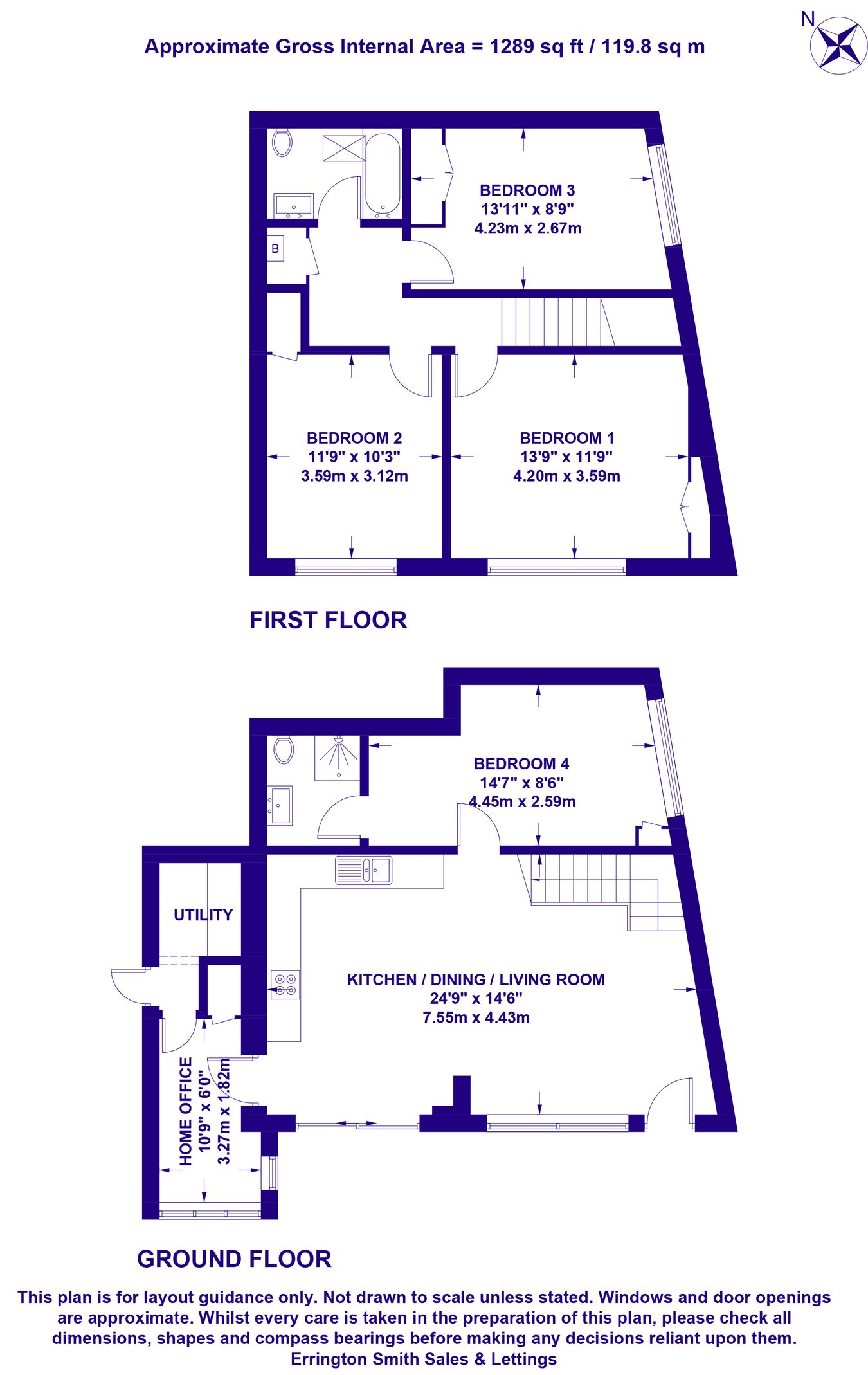 Springtops, School Road, Cheltenham floorplan