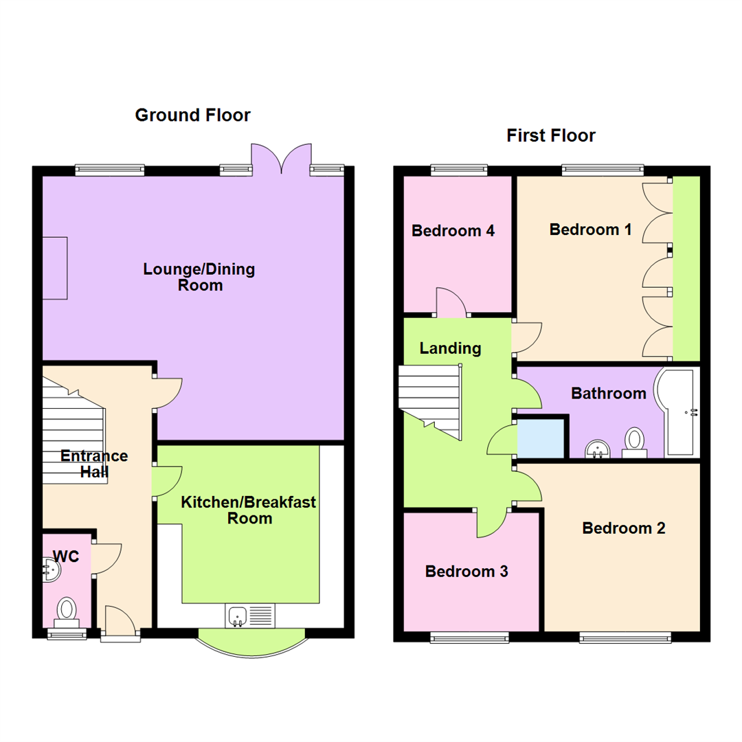 4 Bedrooms Terraced house for sale in Poplars End, Park Road, Toddington, Dunstable LU5
