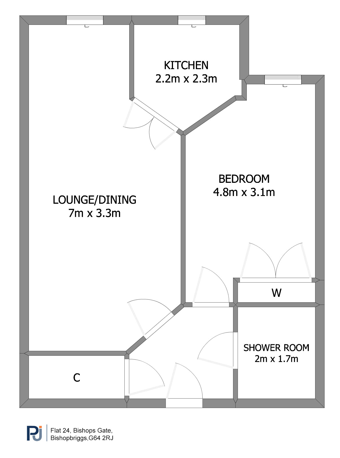 24 Bishop's Gate, 20 Kenmure Drive, Bishopbriggs floorplan
