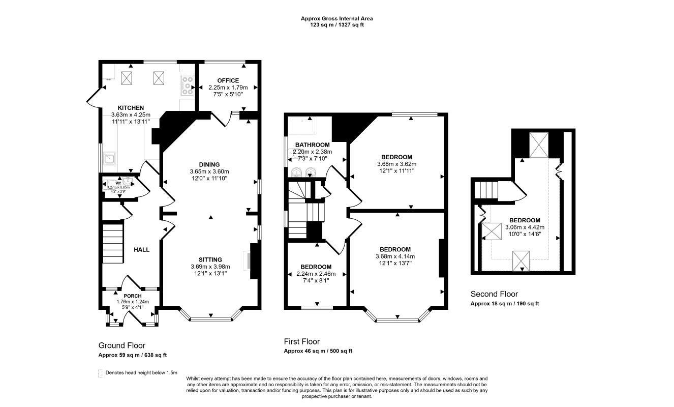 182, Reading Road, Reading floorplan