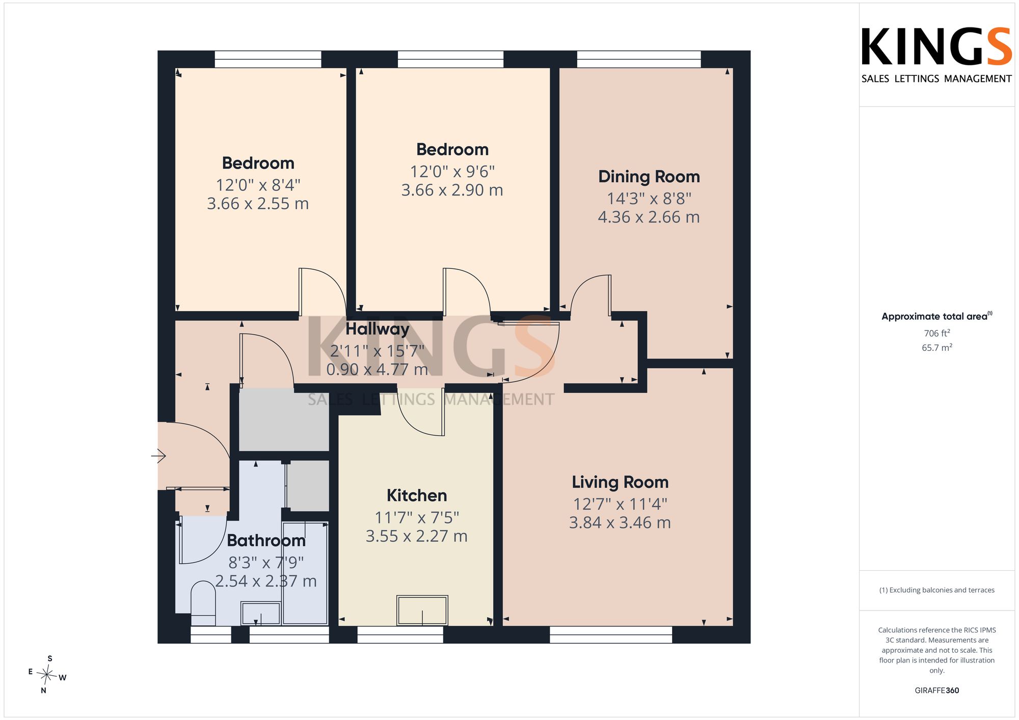 66 Shillitoe Avenue, Potters Bar floorplan