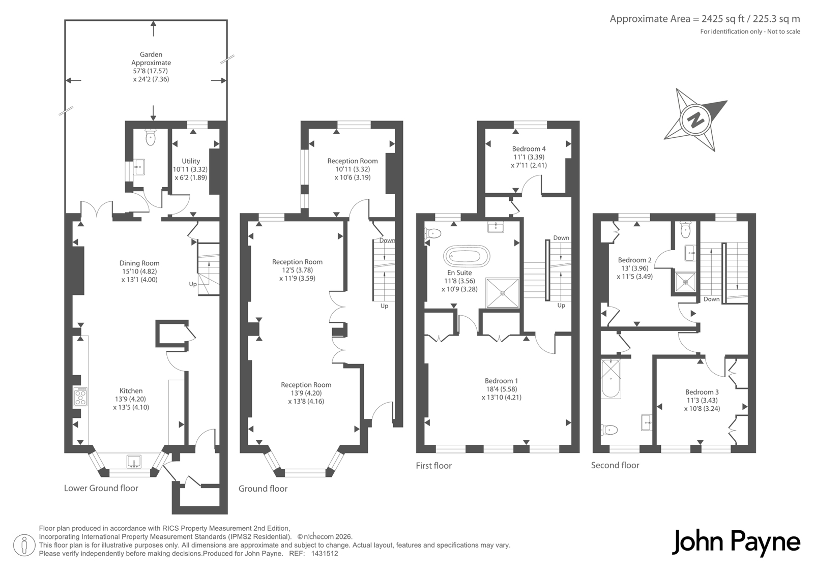 64, Greenwich South Street, London floorplan