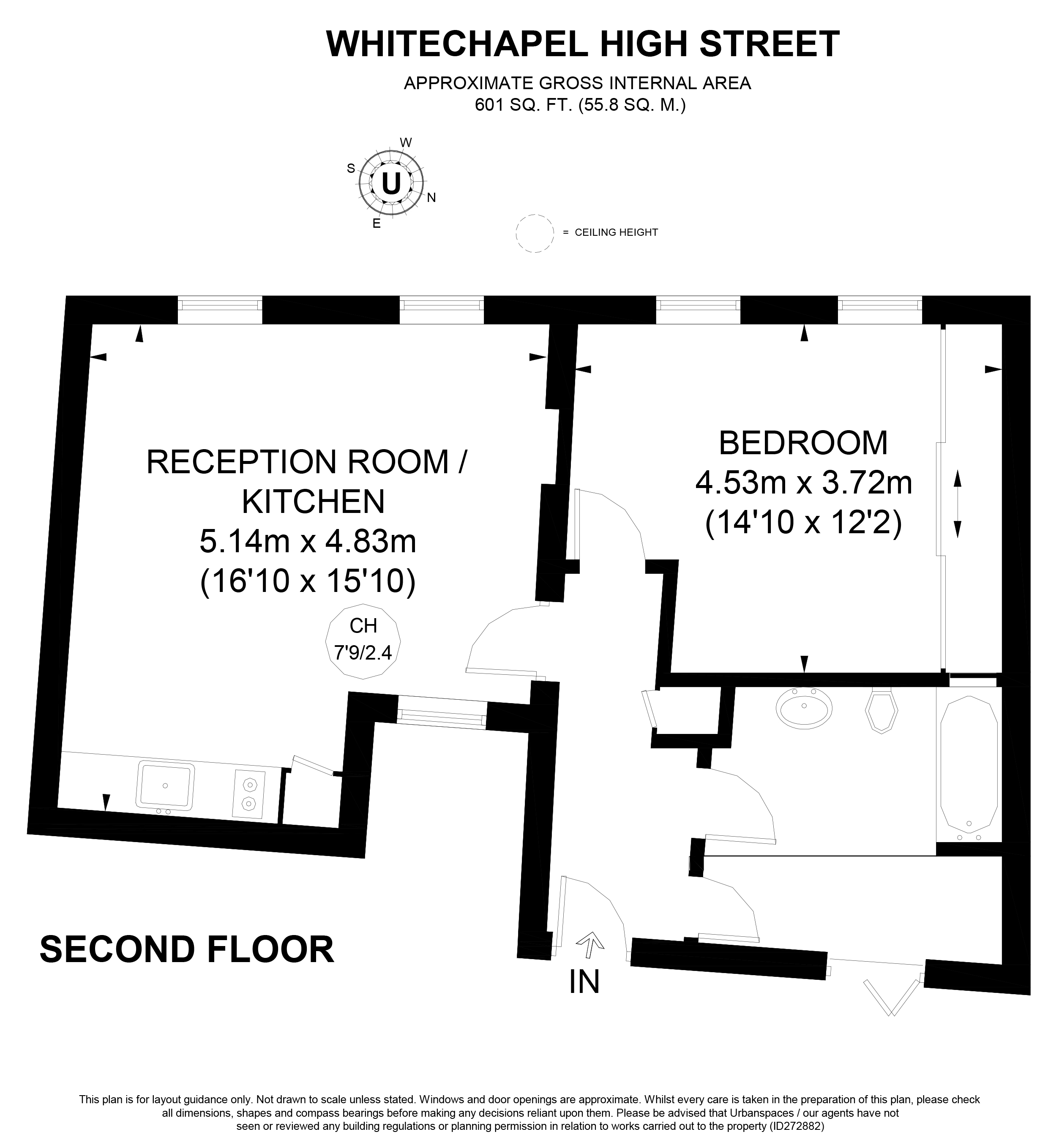 1 Bedrooms Flat to rent in Whitechapel High Street, Aldgate East E1