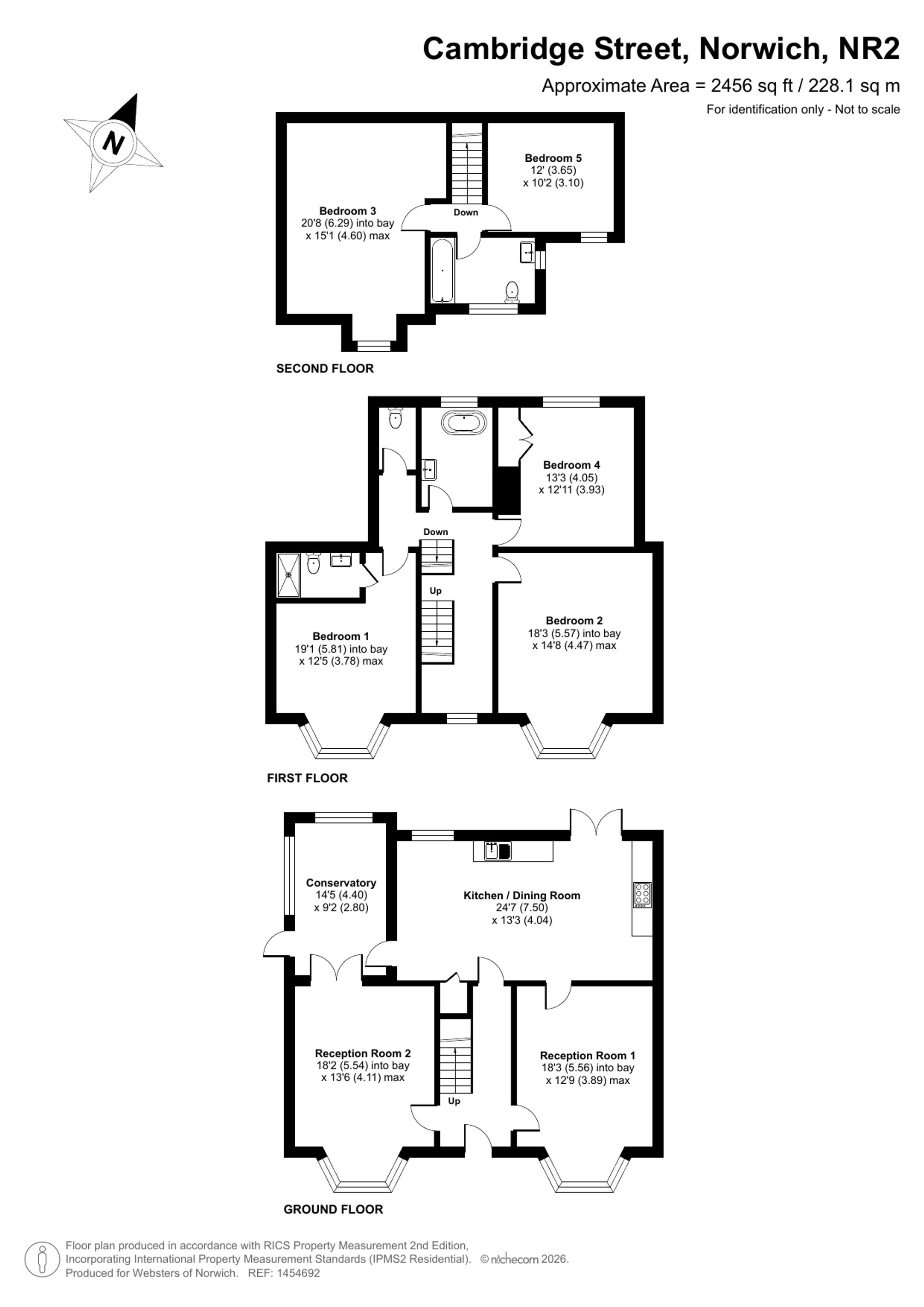45 Cambridge Street, Norwich floorplan