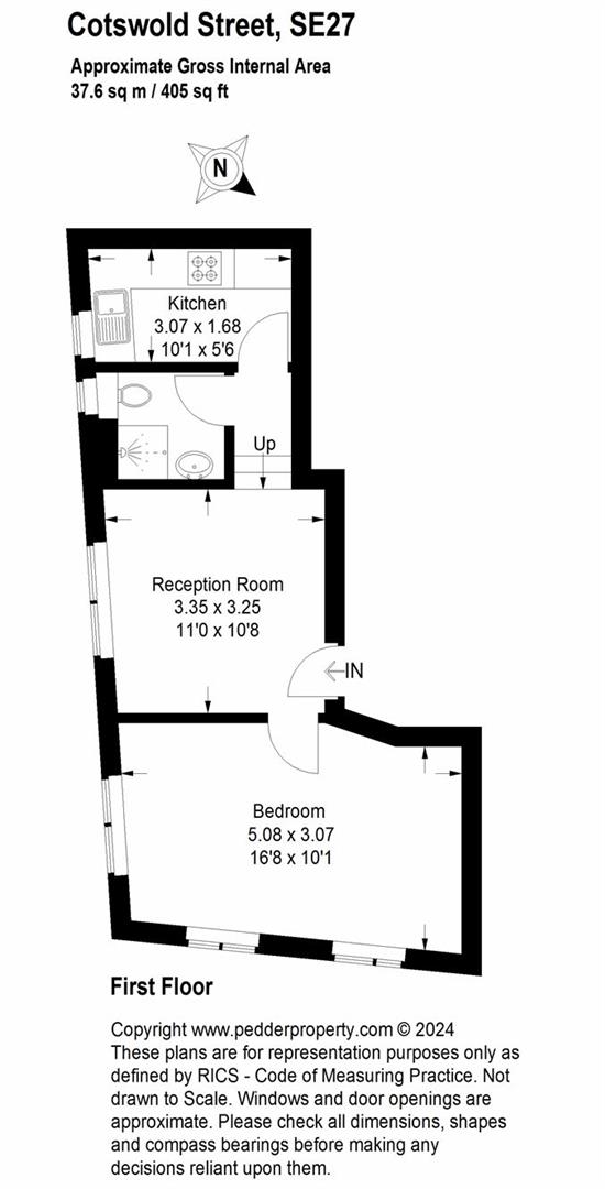 7b, Cotswold Street, London floorplan