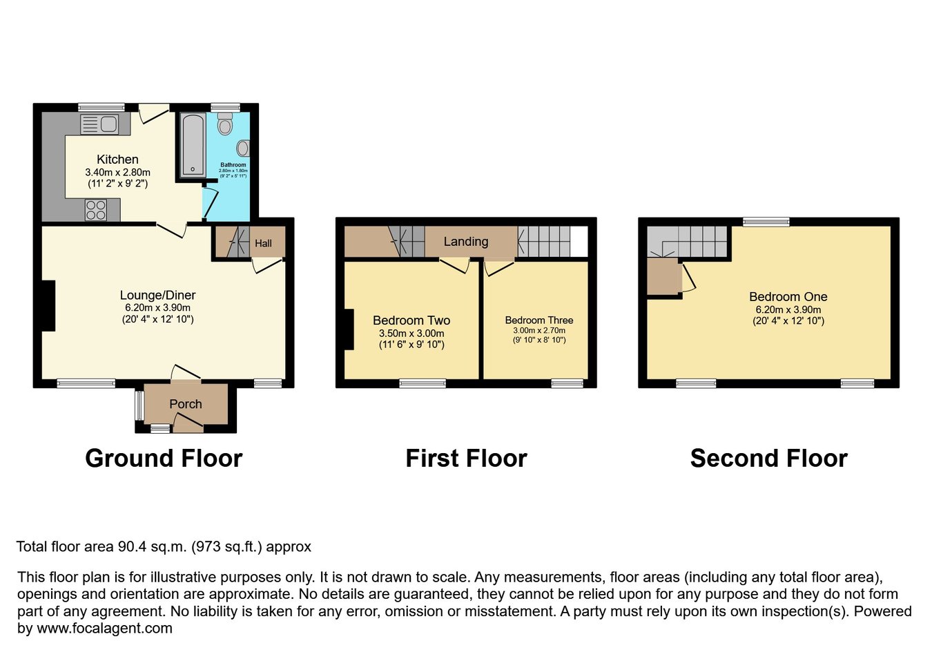 56, Lower Whitelands, Radstock floorplan