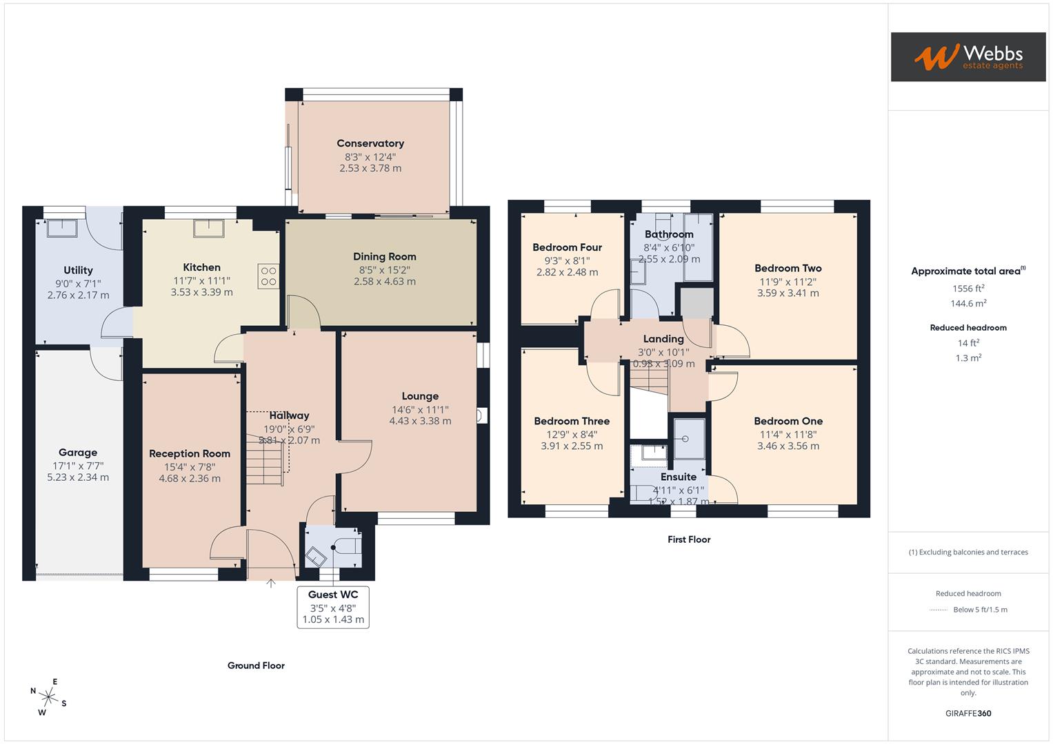 15, Bishops Grange, Rugeley floorplan