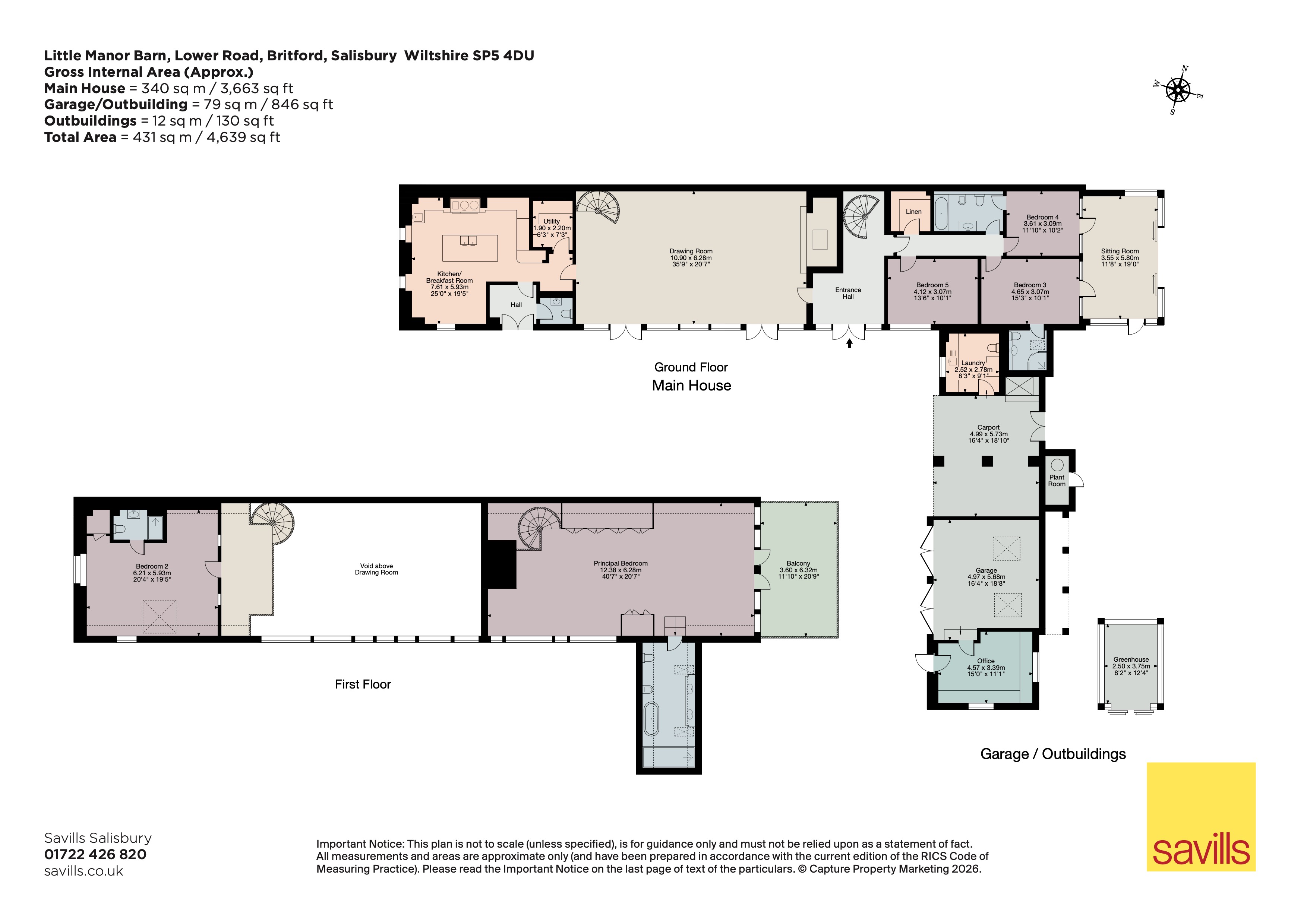 Little Manor Barn,, Lower Road, Salisbury floorplan