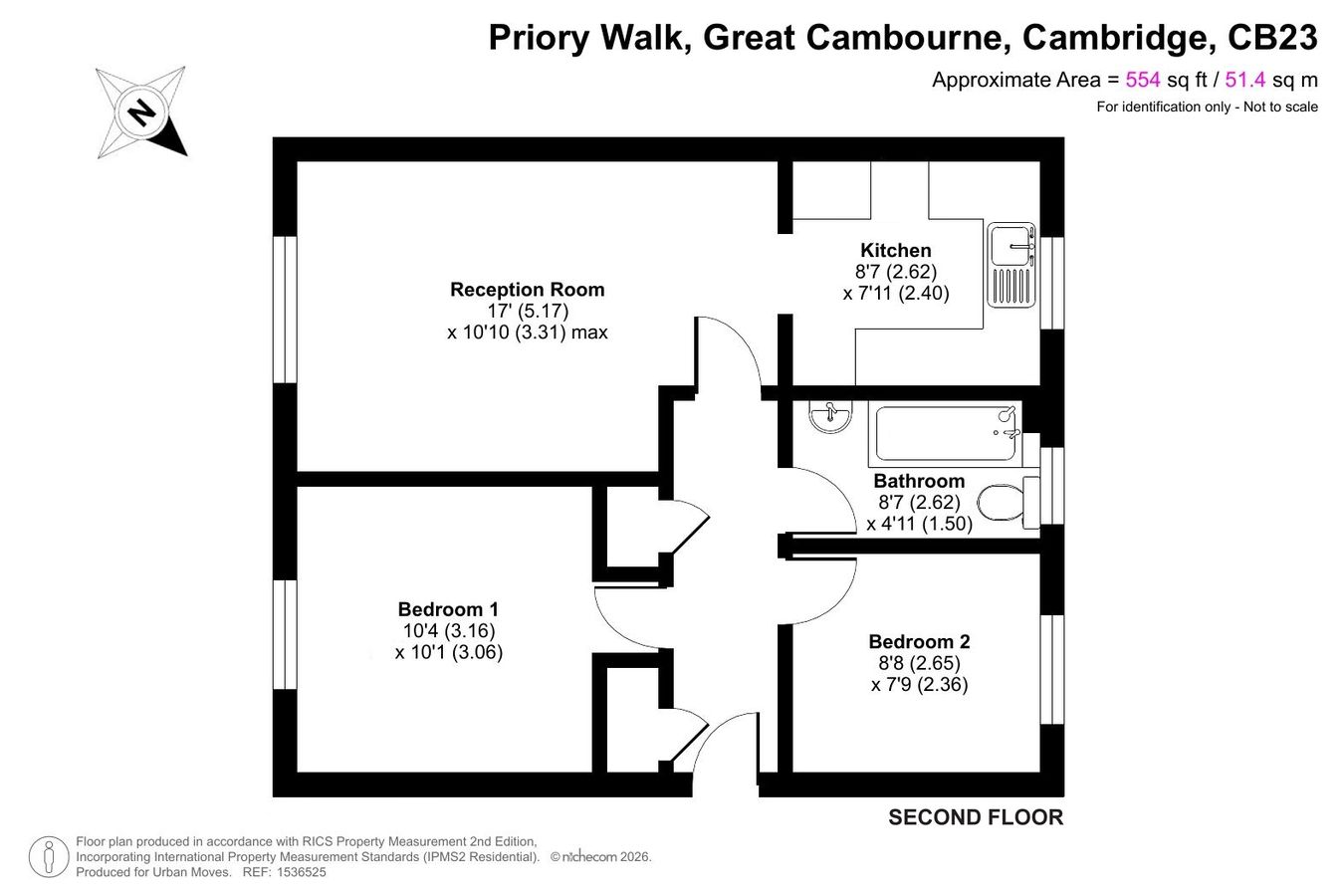 Priory Walk, Great Cambourne floorplan