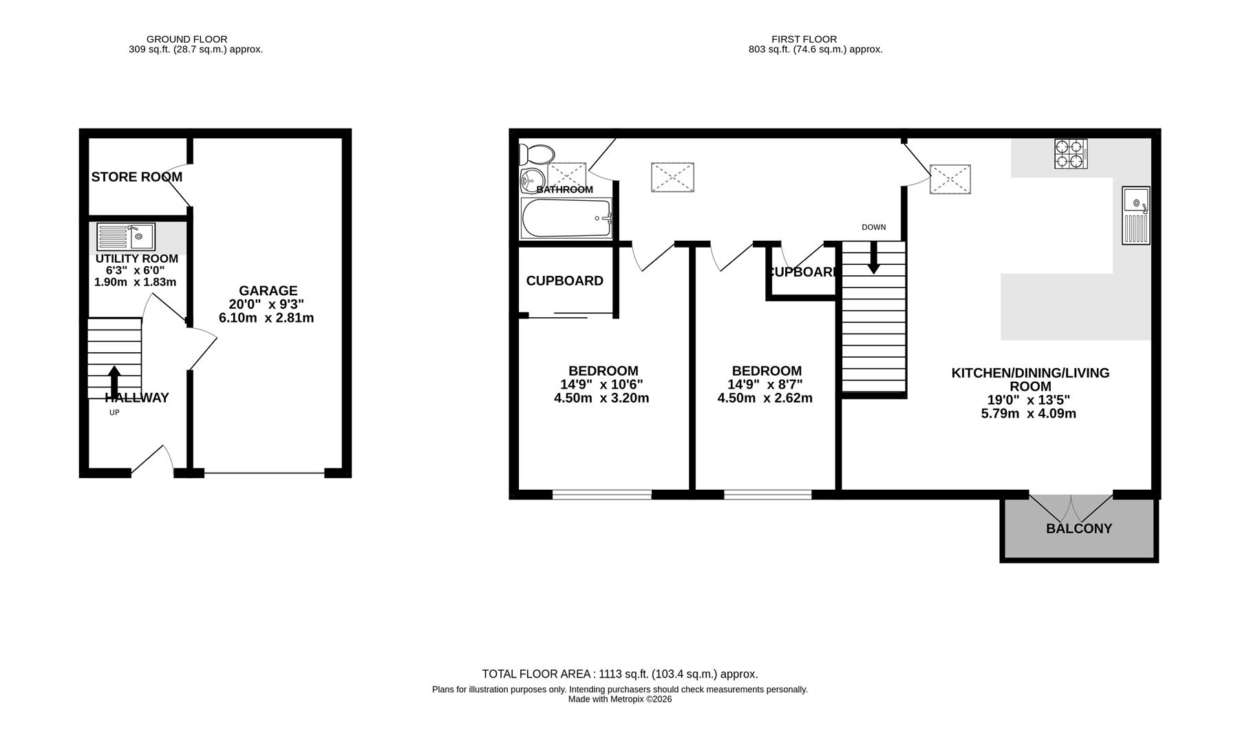 9, Fishtail Road, Burgess Hill floorplan