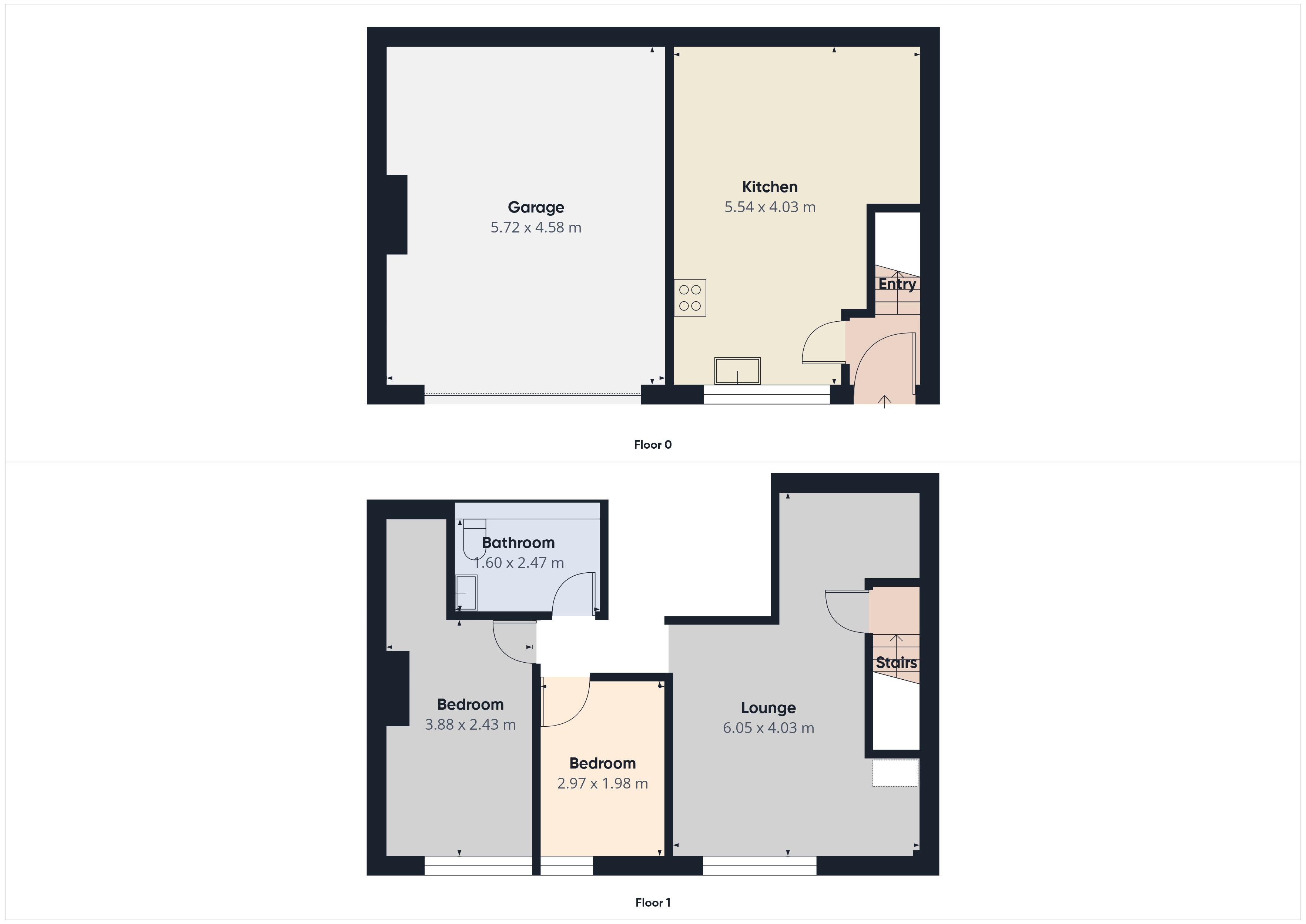 4, Barkwell cottages, Mossley floorplan