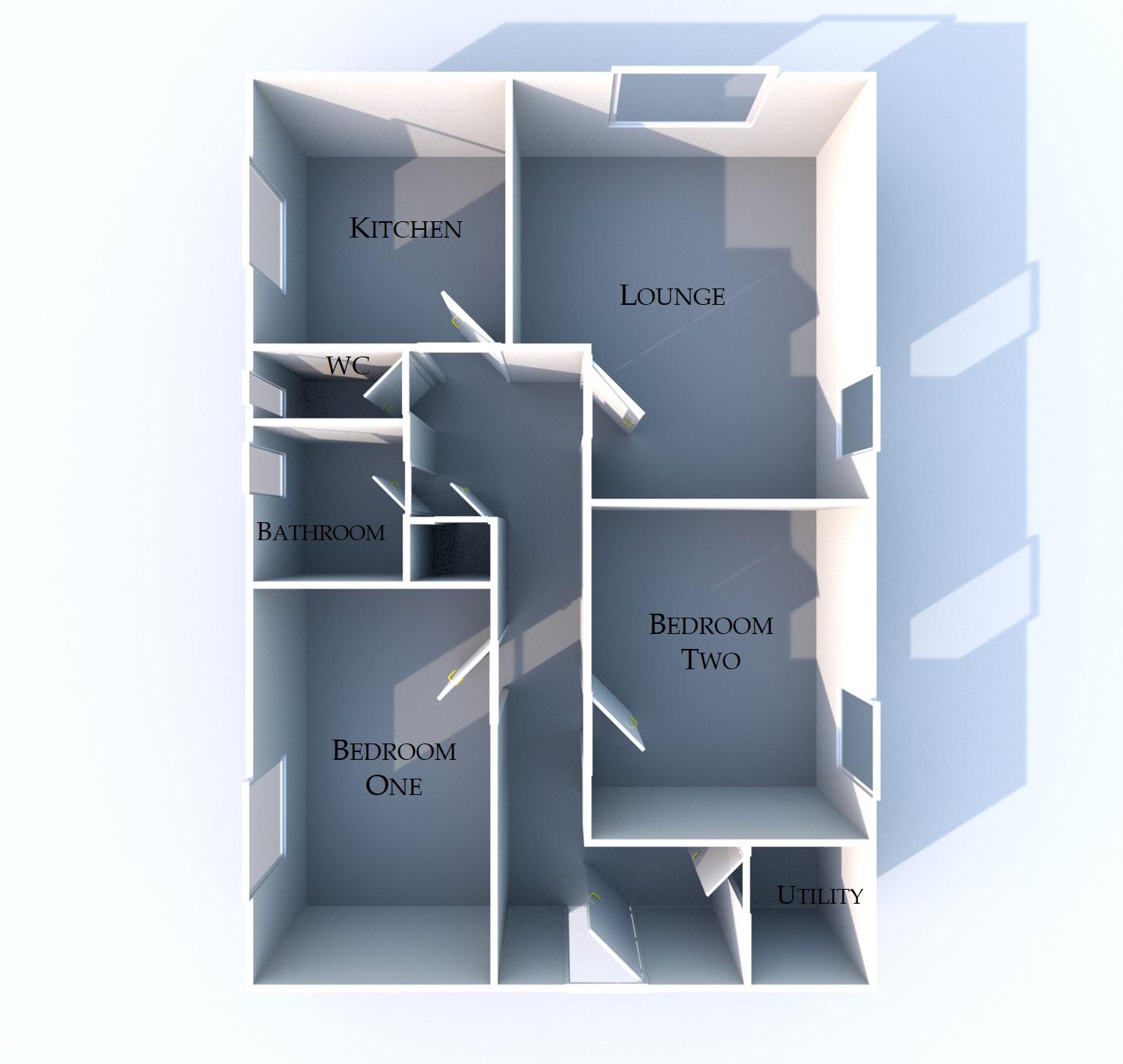 1 Julian House, Henshaw Street, Oldham floorplan