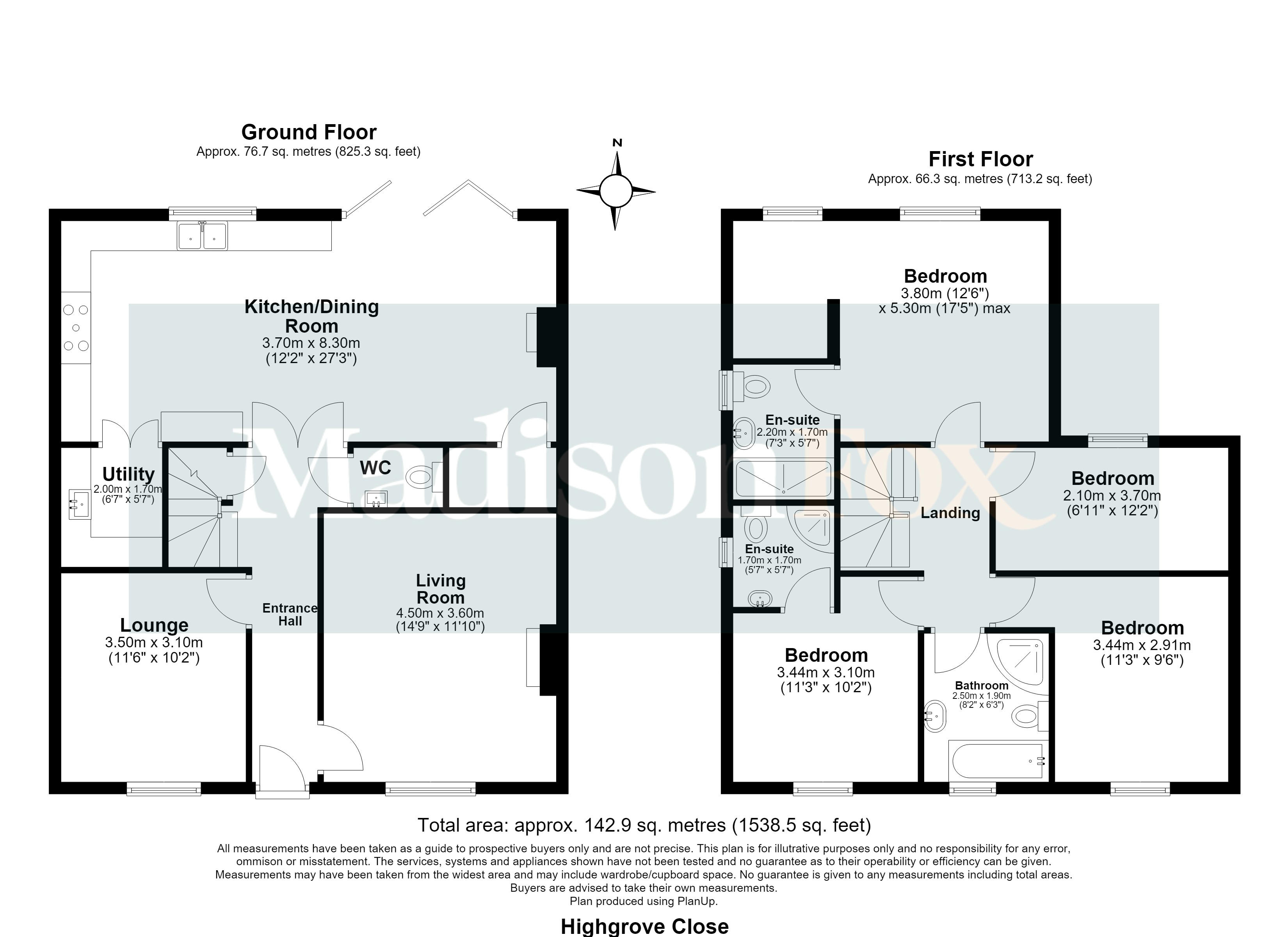 8, Highgrove Close, Loughton floorplan