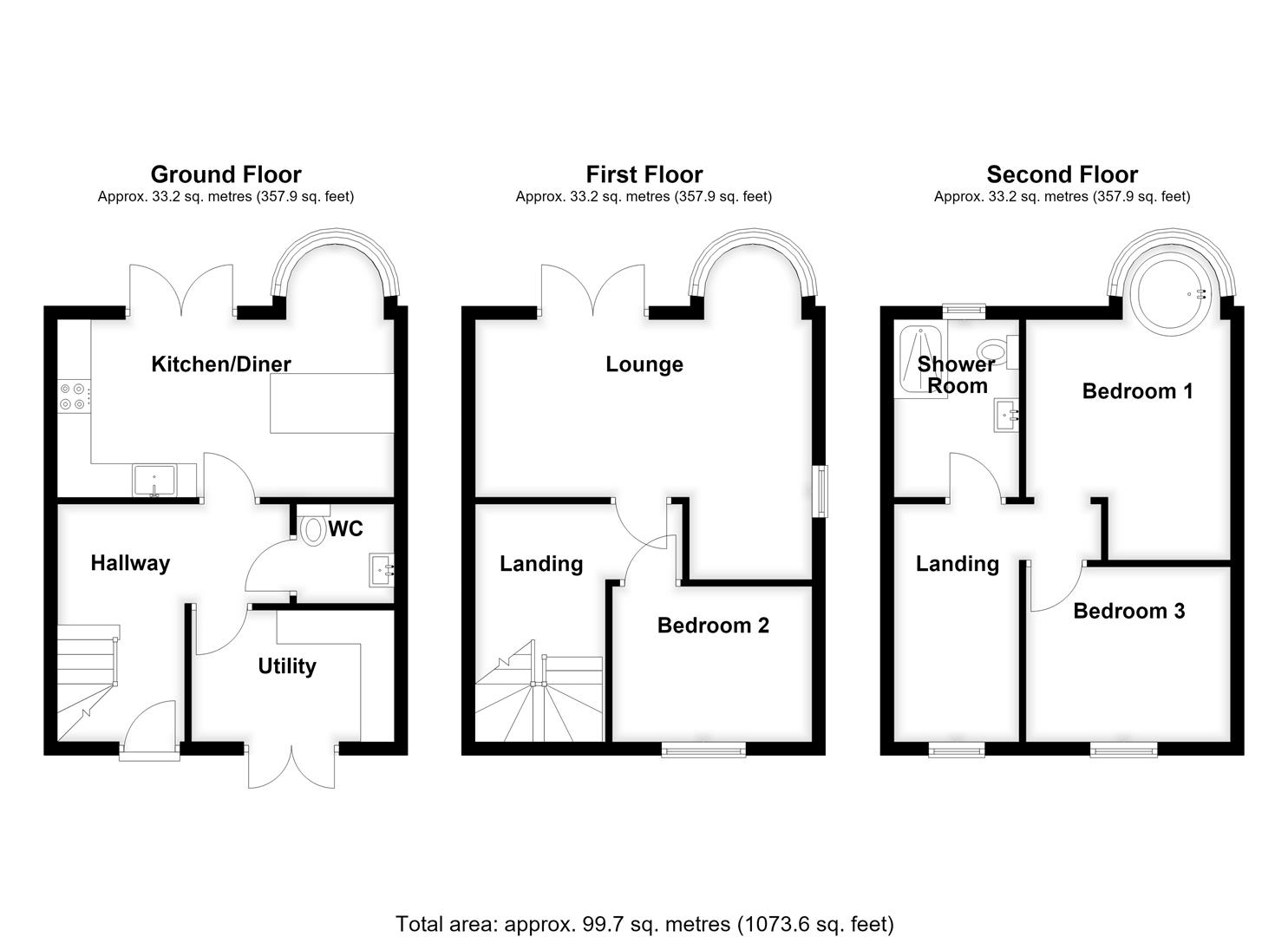 Albion Wharf, Spalding floorplan