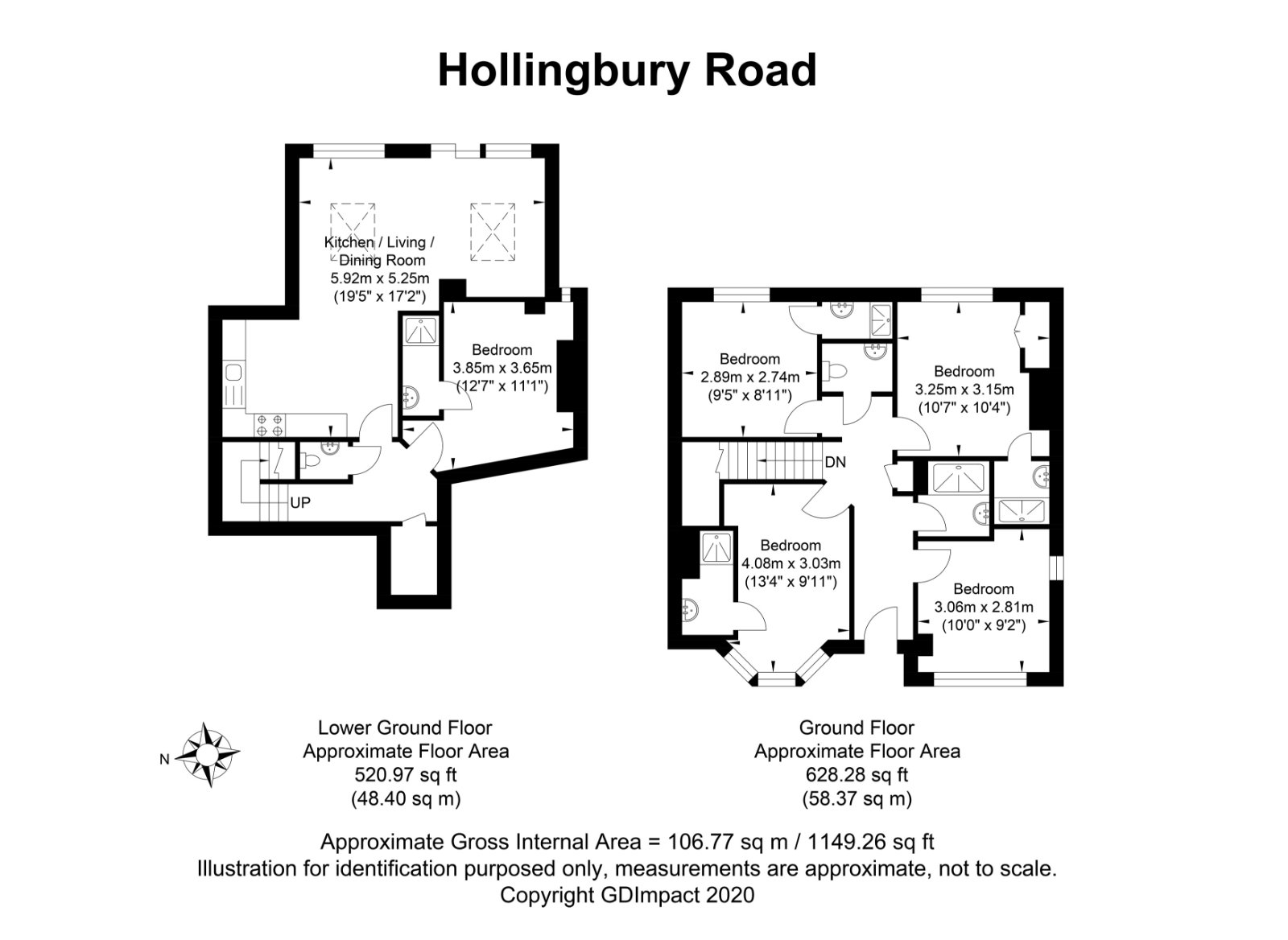 84, Hollingbury Road, Brighton floorplan
