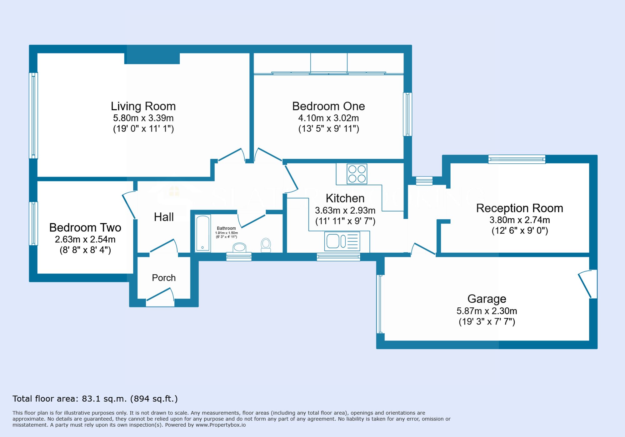 18 Grasmere Road, Rossendale floorplan