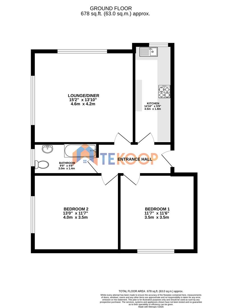 Elmsleigh Road, Farnborough floorplan