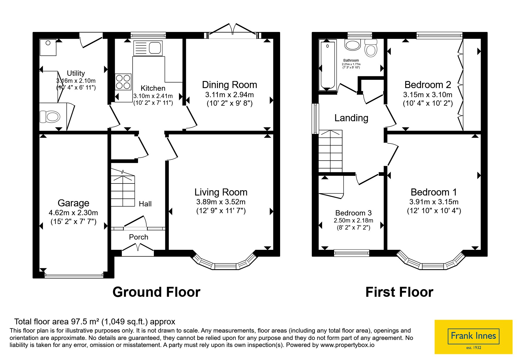 9, Norton Road, Staffordshire floorplan
