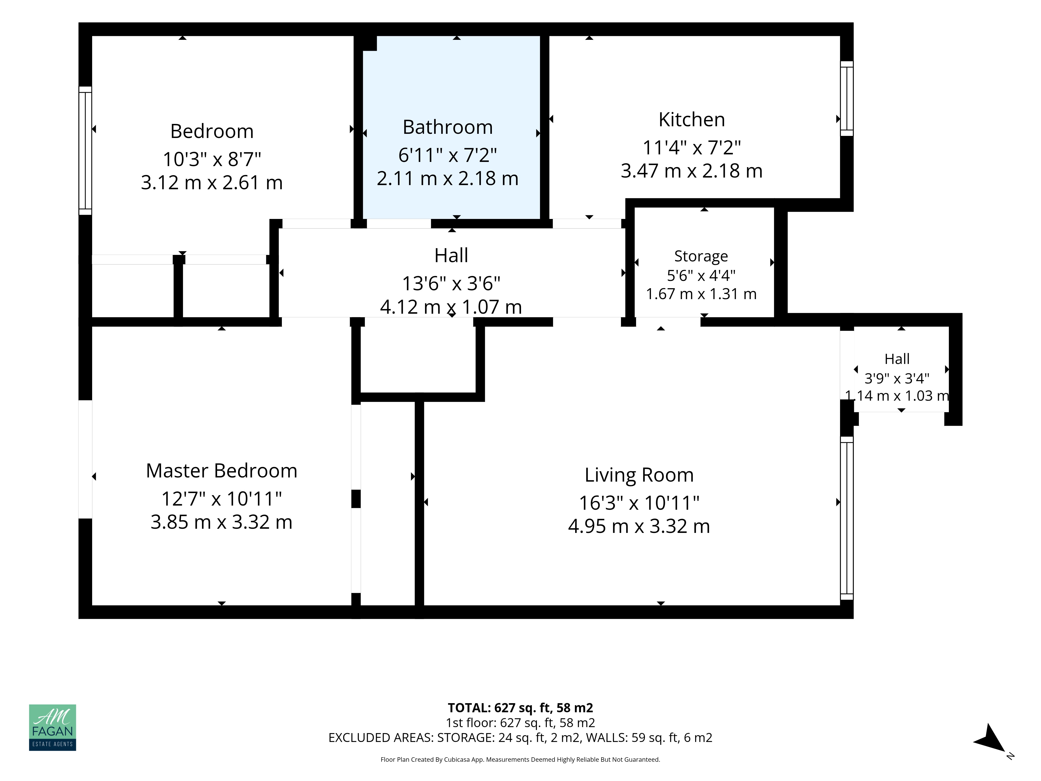 35, Black Street, Airdrie floorplan
