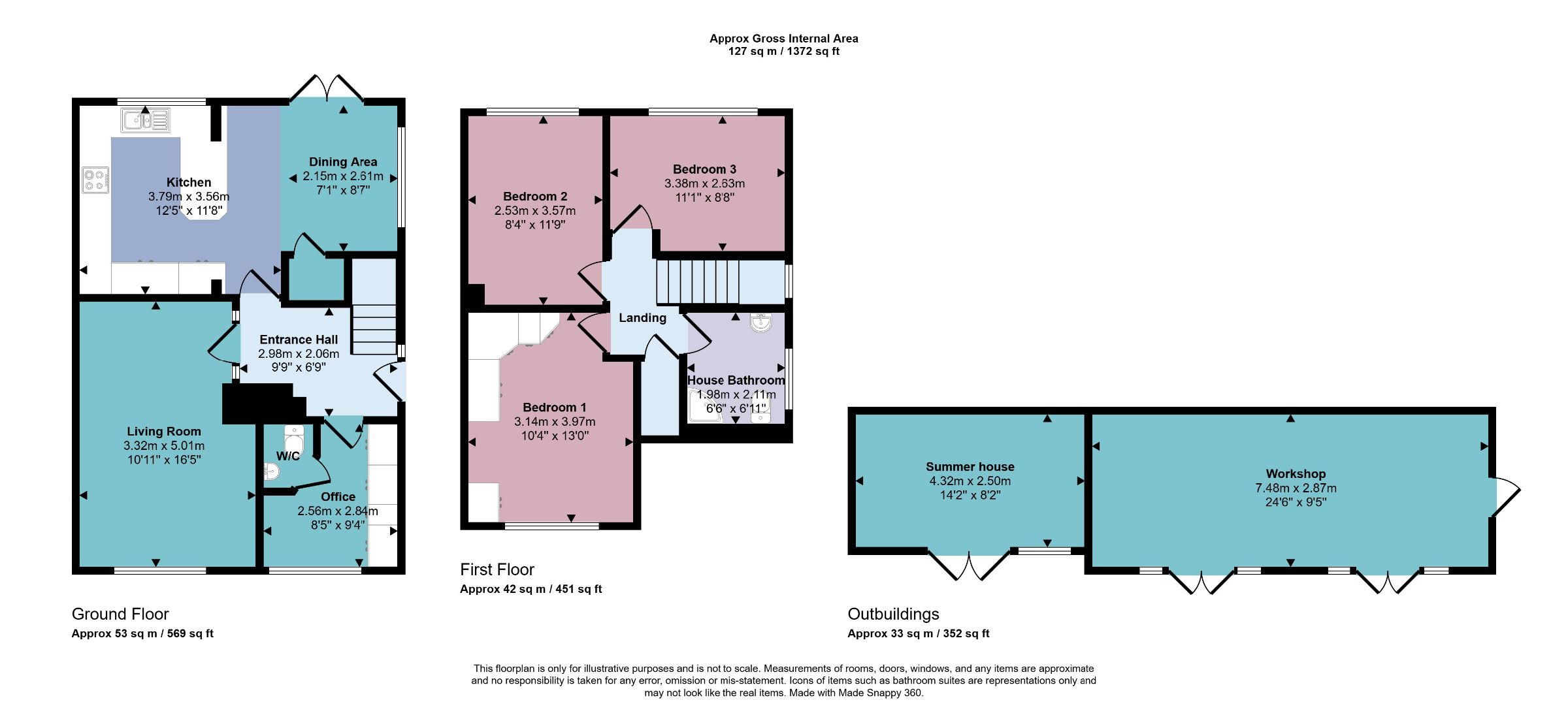 23 Park Gate, Knaresborough floorplan