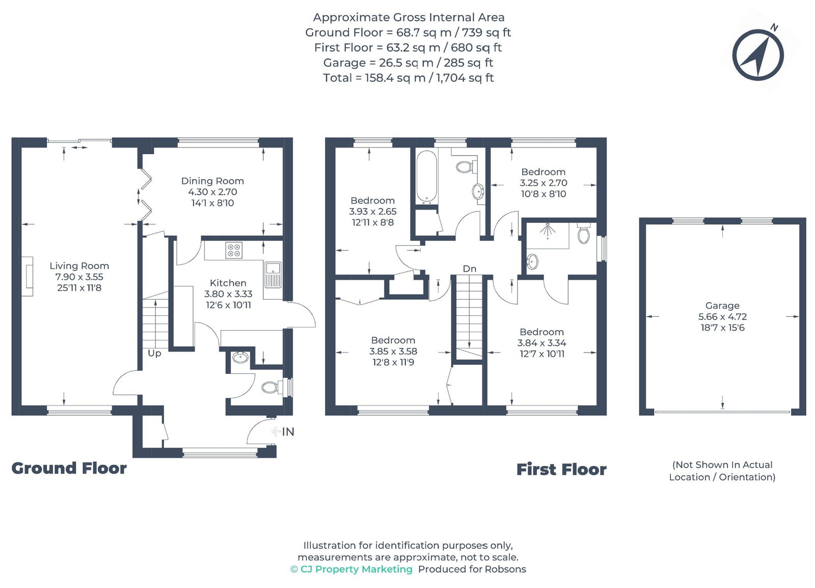 1a Bishops Avenue, Northwood floorplan