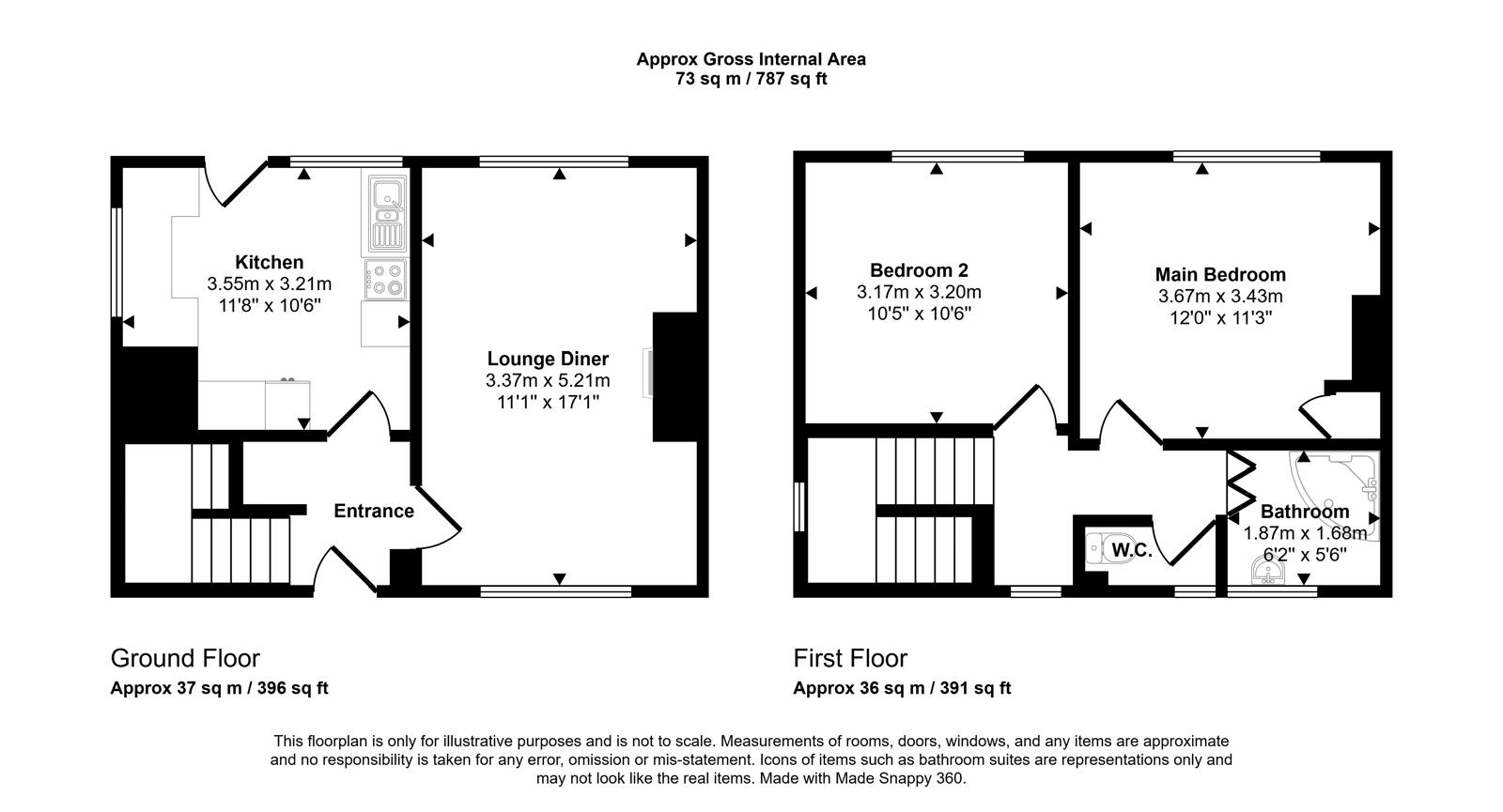 7 Ash Crescent, 7 Ash Crescent, Derbyshire floorplan
