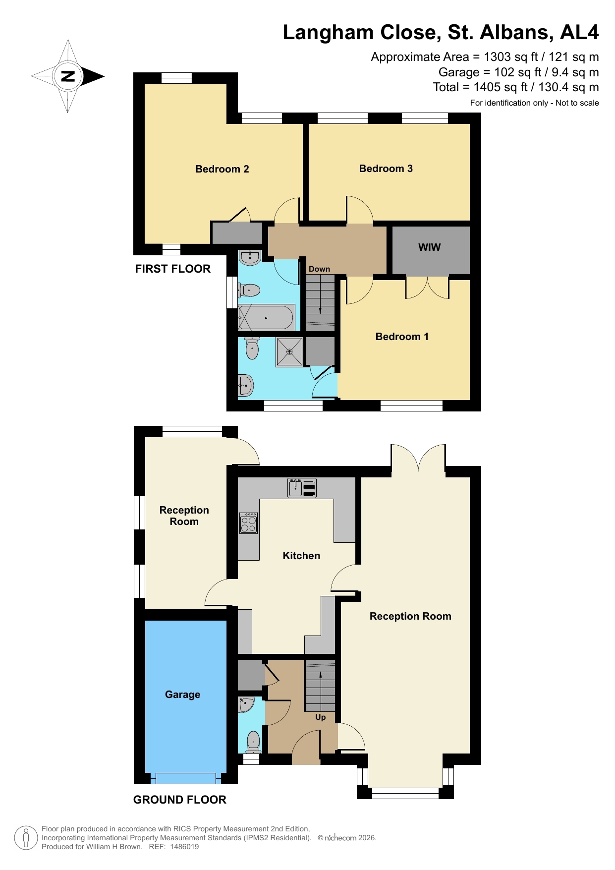 17, Langham Close, St. Albans floorplan