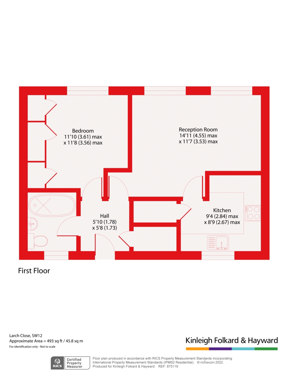 Larch Close, London floorplan