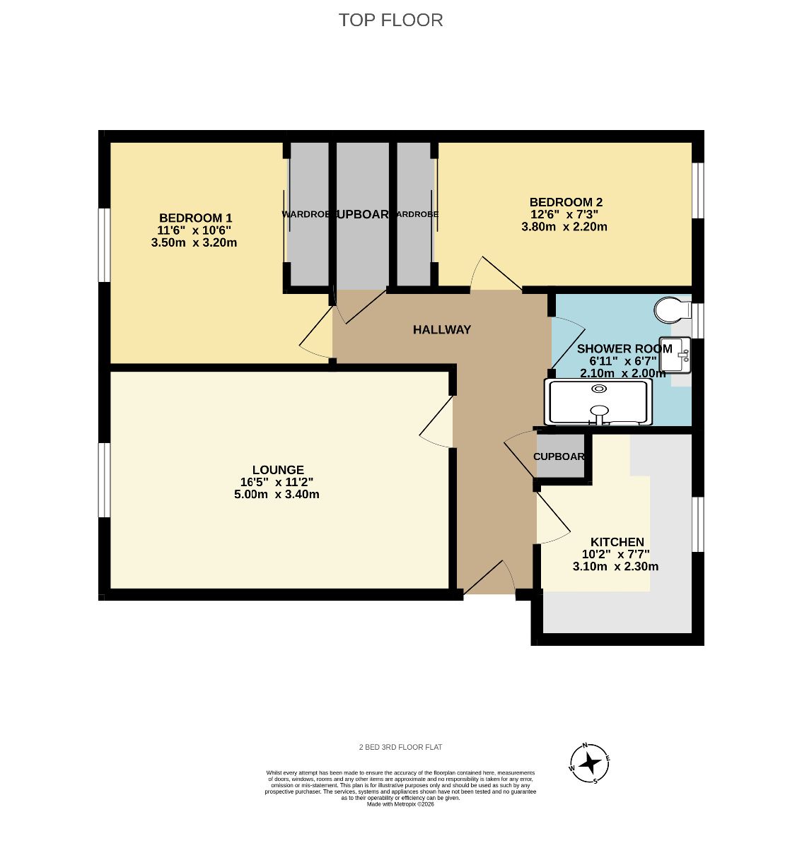 94 Inverewe Place, Dunfermline floorplan